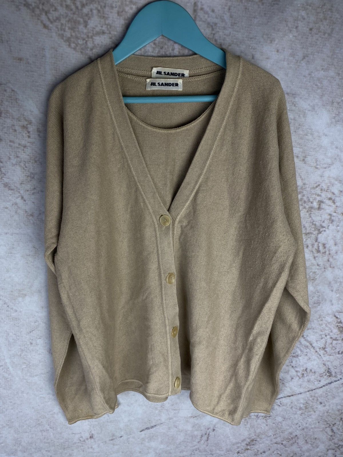 Jil Sander Jil Sander Wool set, Vest and Cardigan Size S / US 4 / IT 40 - 2 Thumbnail
