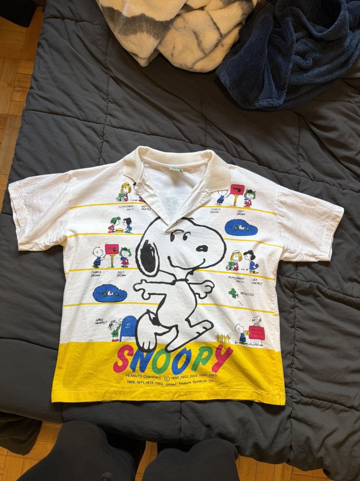 Vintage Rare Vintage snoopy peanuts polo shirt Size US S / EU 44-46 / 1 - 2 Thumbnail