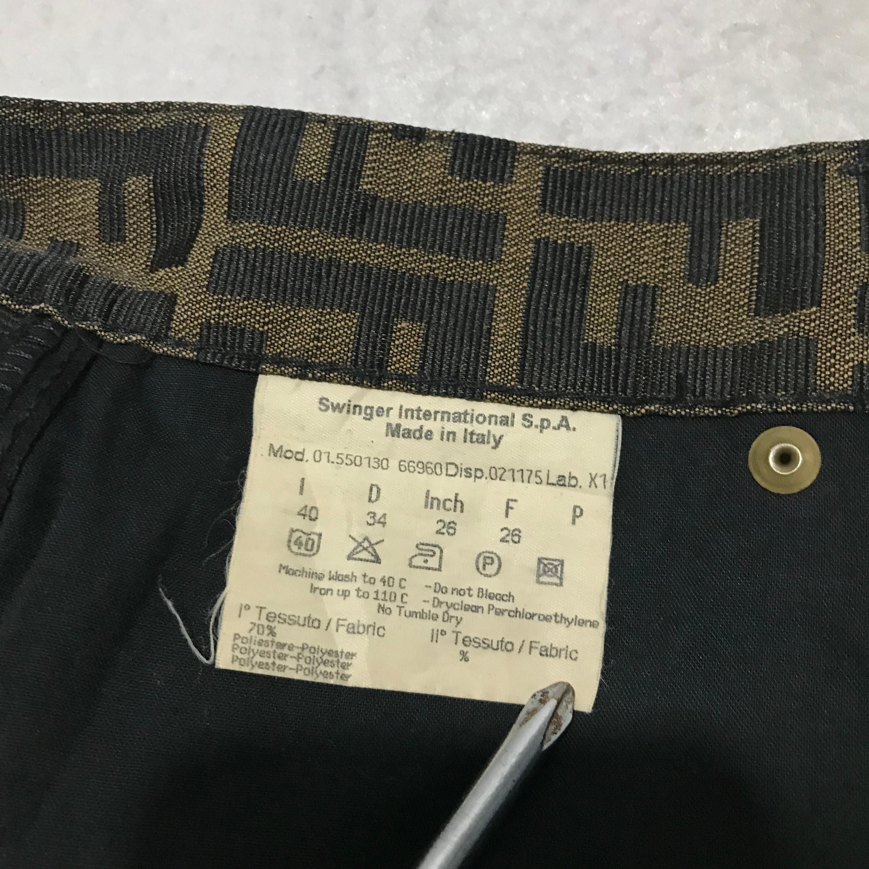 Fendi Fendi Zucca Monogram Pants Size 26" / US 2 / IT 38 - 9 Thumbnail
