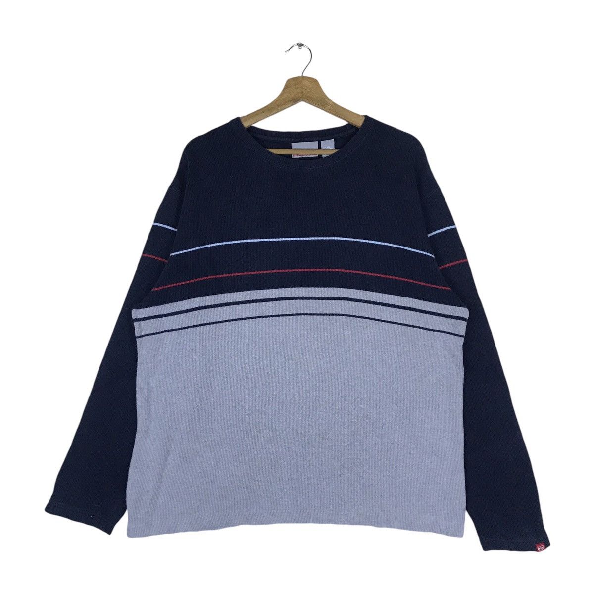 Quiksilver Vintage Quiksilver Two Tone Pullover Jumper Sweatshirt Size US L / EU 52-54 / 3 - 1 Thumbnail