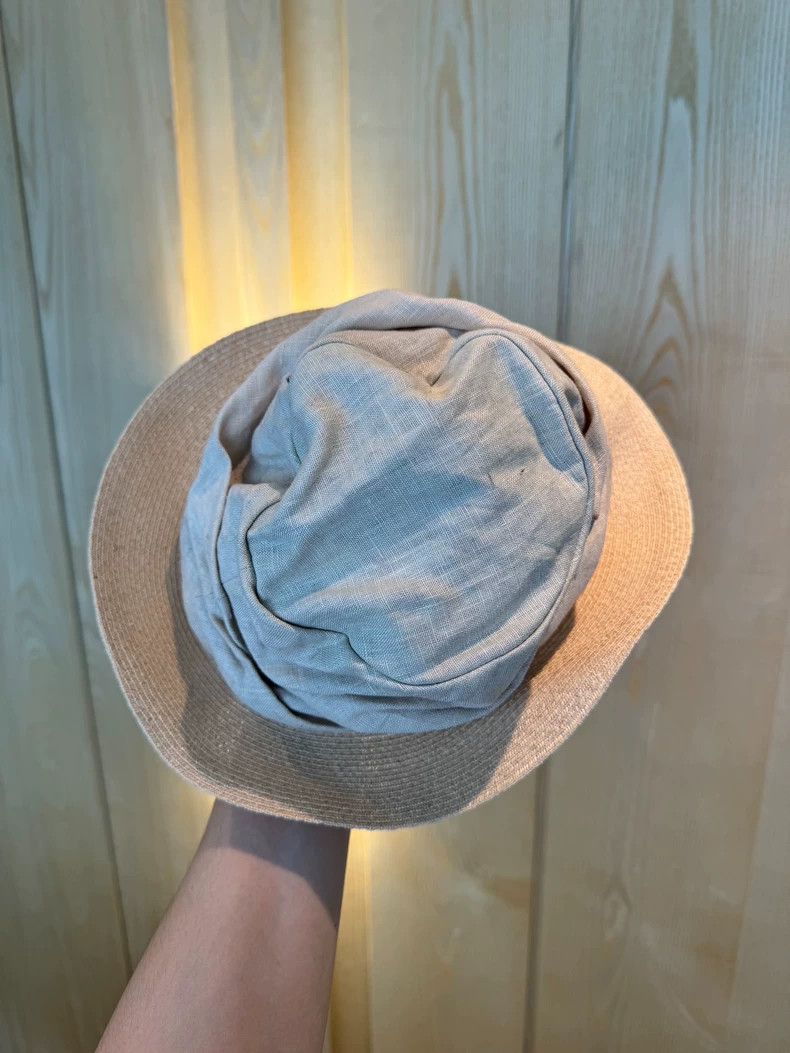 Yohji Yamamoto Yohji Yamamoto Cotton and linen hat Size ONE SIZE - 9 Thumbnail