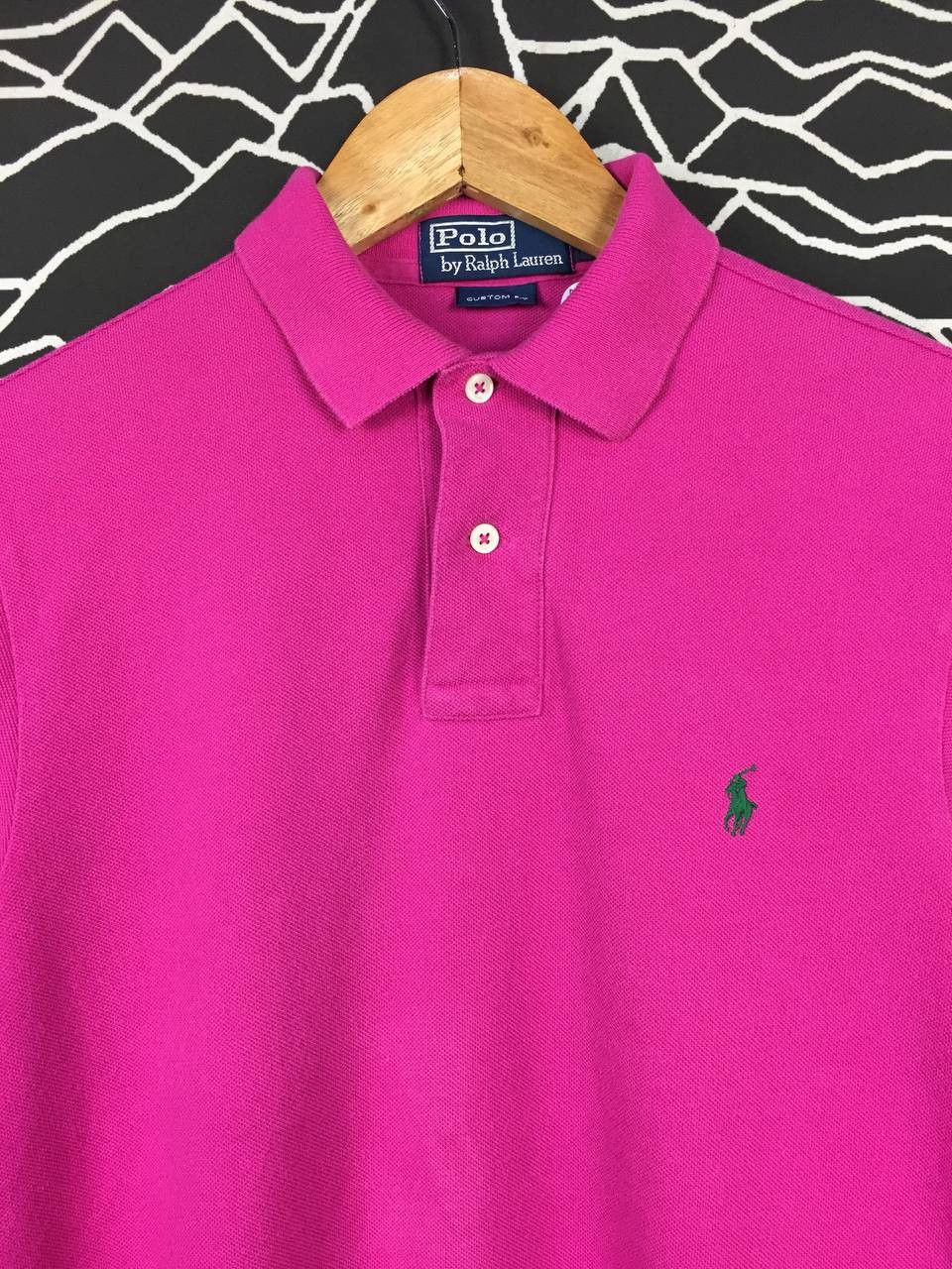 Polo Ralph Lauren Vtg Polo Ralph Lauren Custom Fit Longsleeve Polo Tee Size US S / EU 44-46 / 1 - 3 Thumbnail