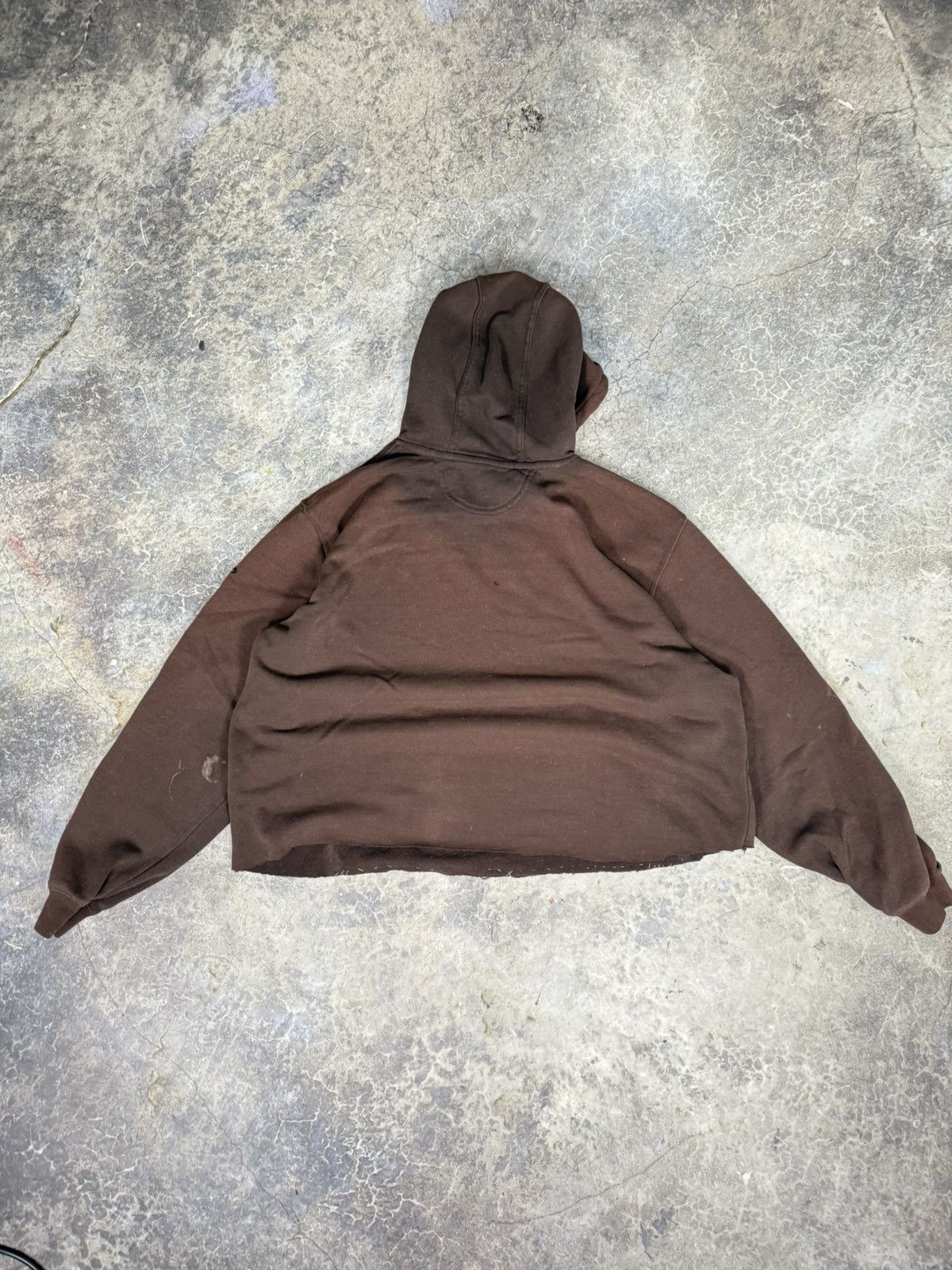Thrashed Cropped and sewn Carhartt Hoodie