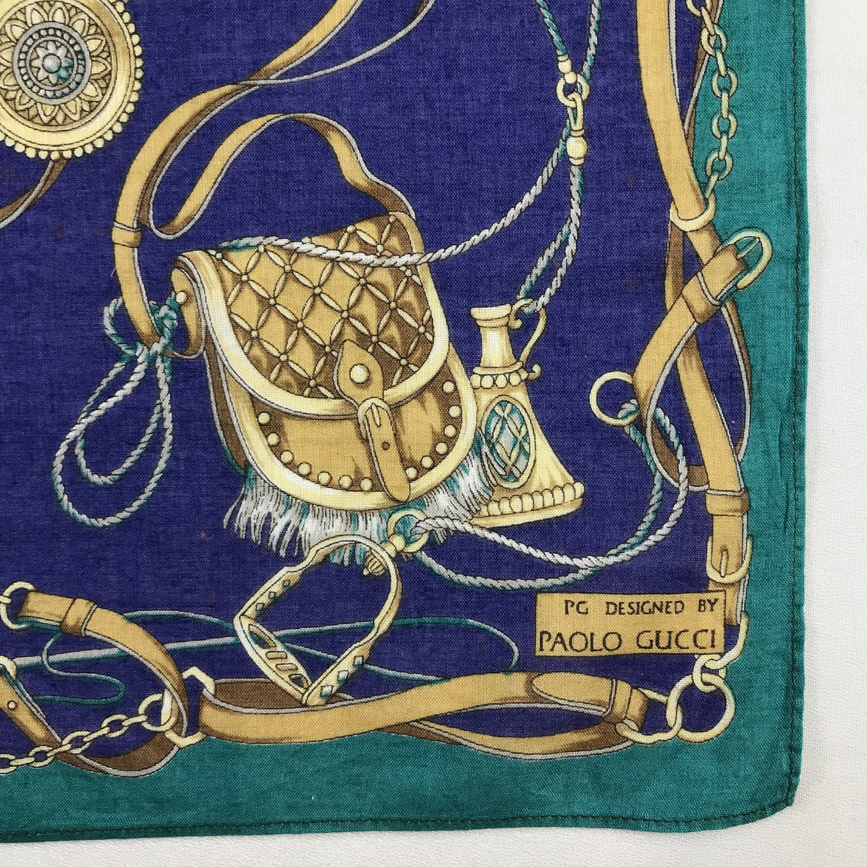 Paolo Gucci Paolo Gucci Handkerchief / Bandana / Neckerchief C536 Size ONE SIZE - 3 Thumbnail