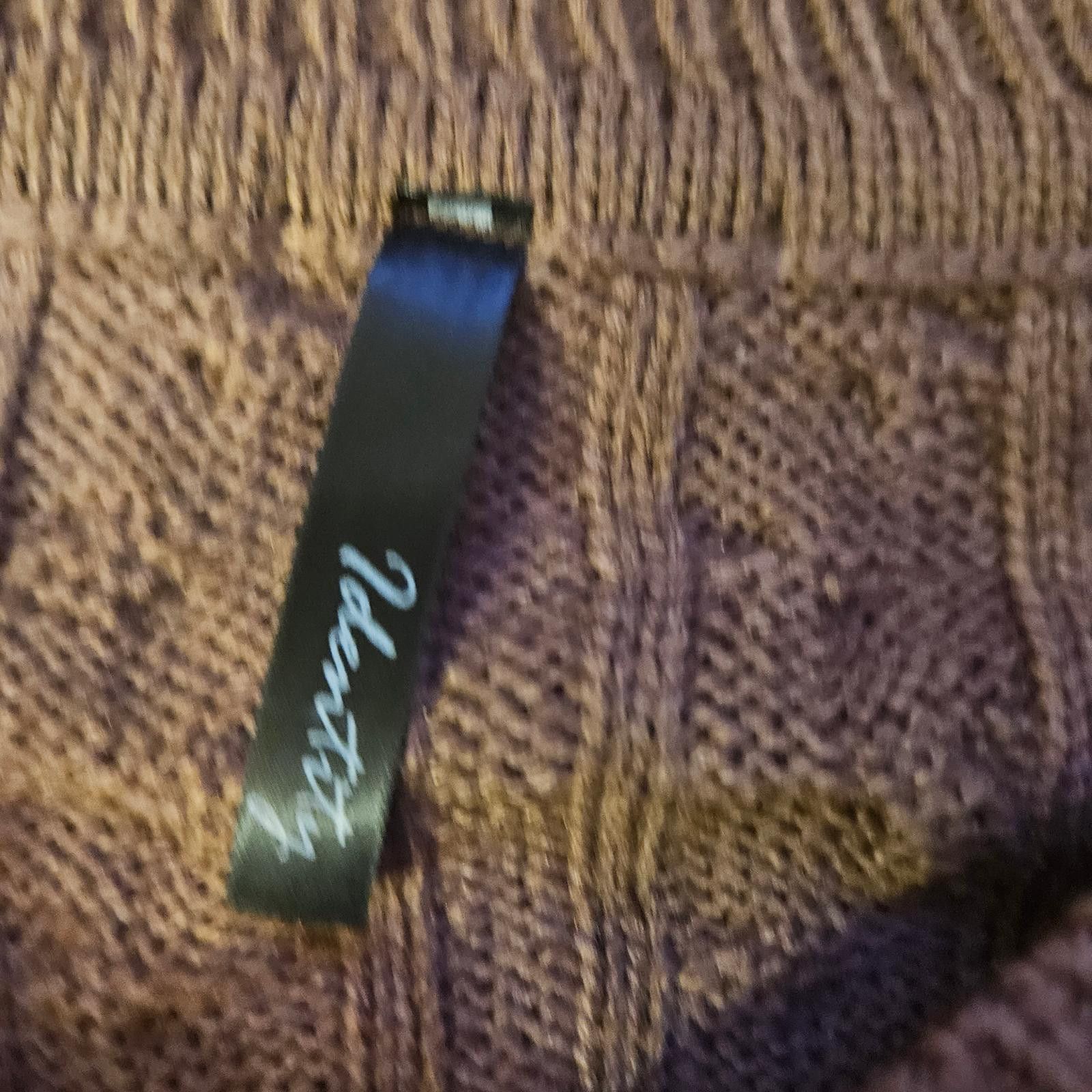 Designer Identity Cropped Cable Knit Sweater Large Size L / US 10 / IT 46 - 4 Thumbnail