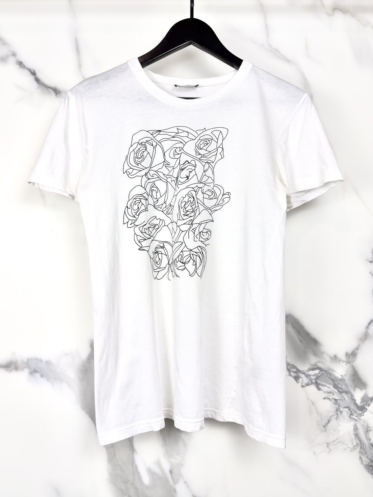 Dior × Hedi Slimane SS05 Dior Homme 'Beck' White Gray Tank Top