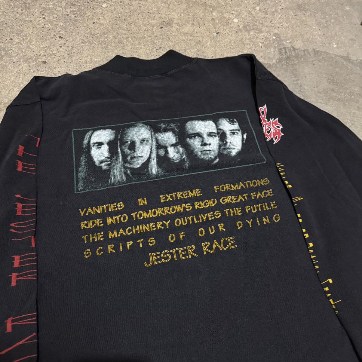 Band Tees × Vintage Vintage 90s In flames long sleeve the jester race Size US XL / EU 56 / 4 - 2 Thumbnail
