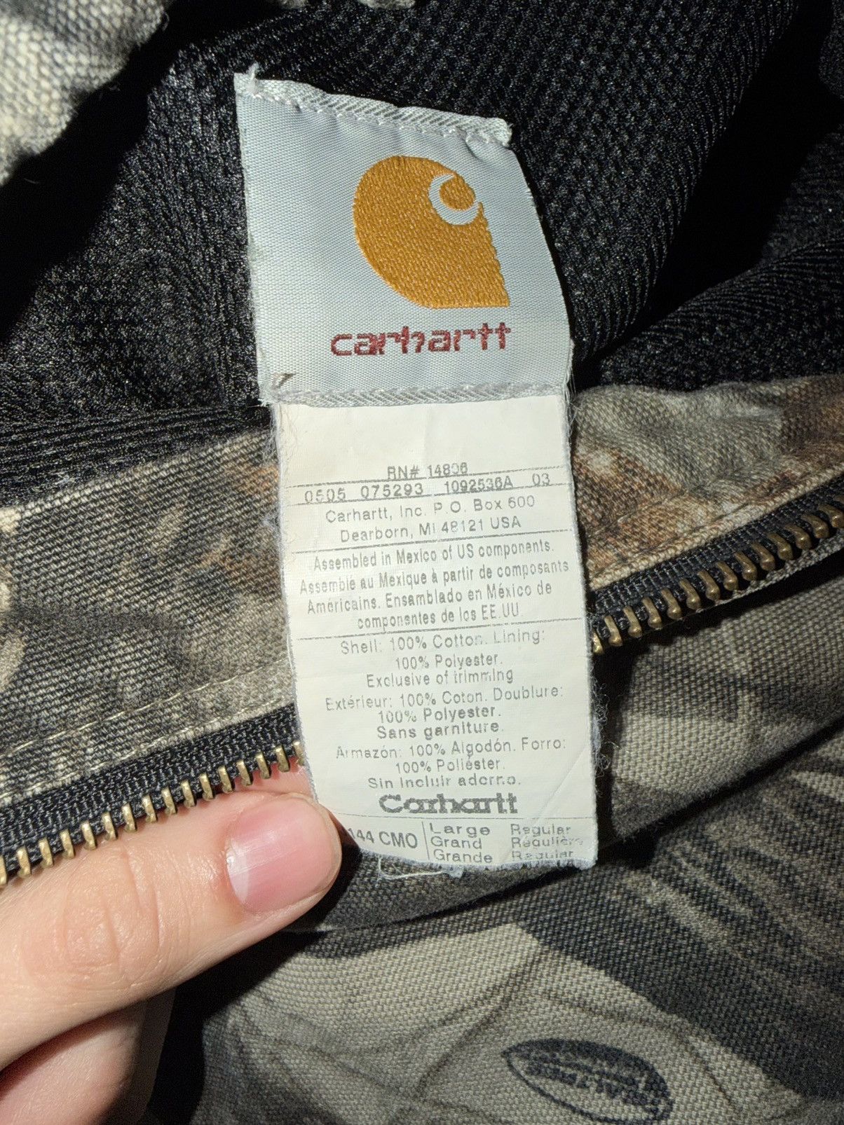 Carhartt Camo Carthart jacket Size US L / EU 52-54 / 3 - 3 Thumbnail