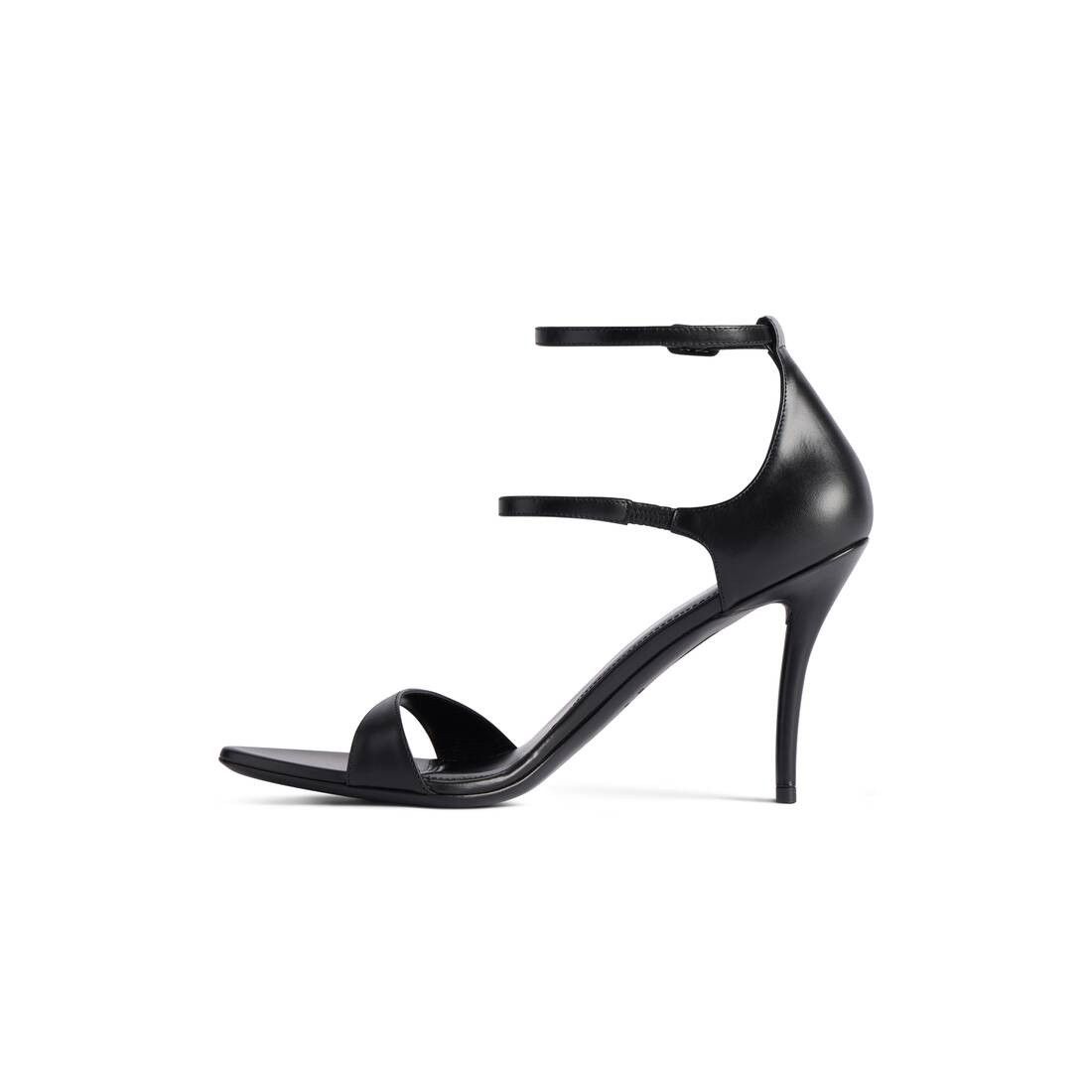 Balenciaga o1bcso1str0126 Honey Sandals in Black Size US 7 / IT 37 - 4 Thumbnail