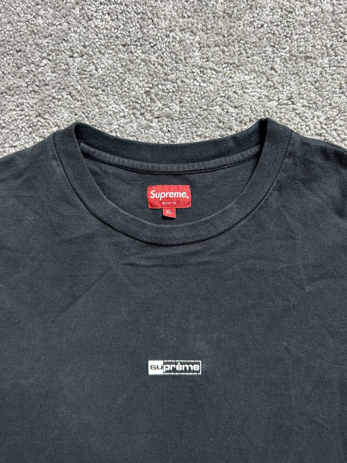 Other Supreme Typewriter Logo Tee S/S SS22 Size US XL / EU 56 / 4 - 2 Thumbnail