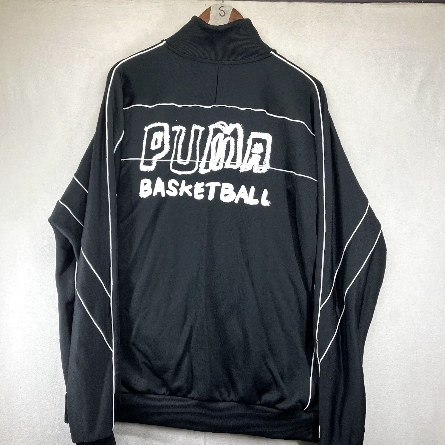 Puma PUMA DIDN'T FLINCH 73 JACKET Track Sweat Shirt Graphic Logo Men 2XL Black Full Zip Stand-Up Collar Long Sleeve Fleece Regular Fit Sportswear Size US XXL / EU 58 / 5 - 2 Thumbnail