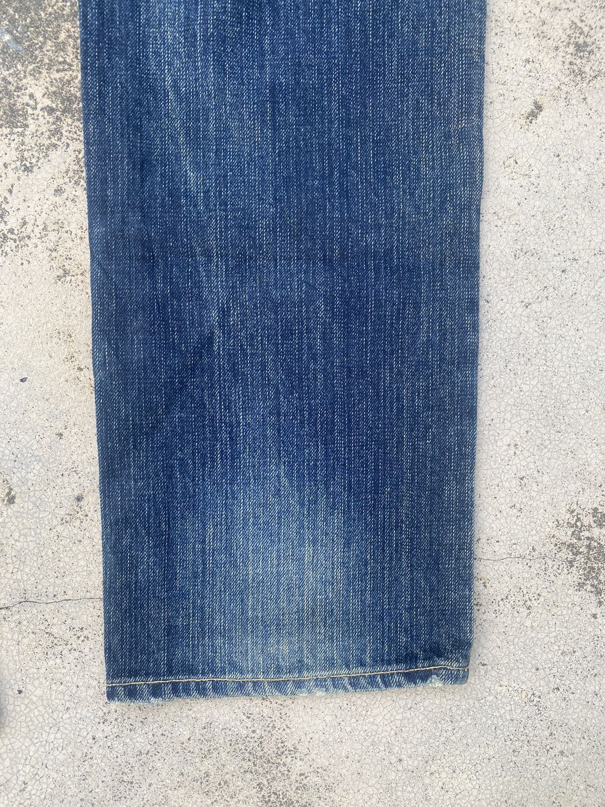 If Six Was Nine × Japanese Brand × PPFM PPFM Double Waist Distressed Zipper Denim Jeans Size US 31 - 21 Thumbnail