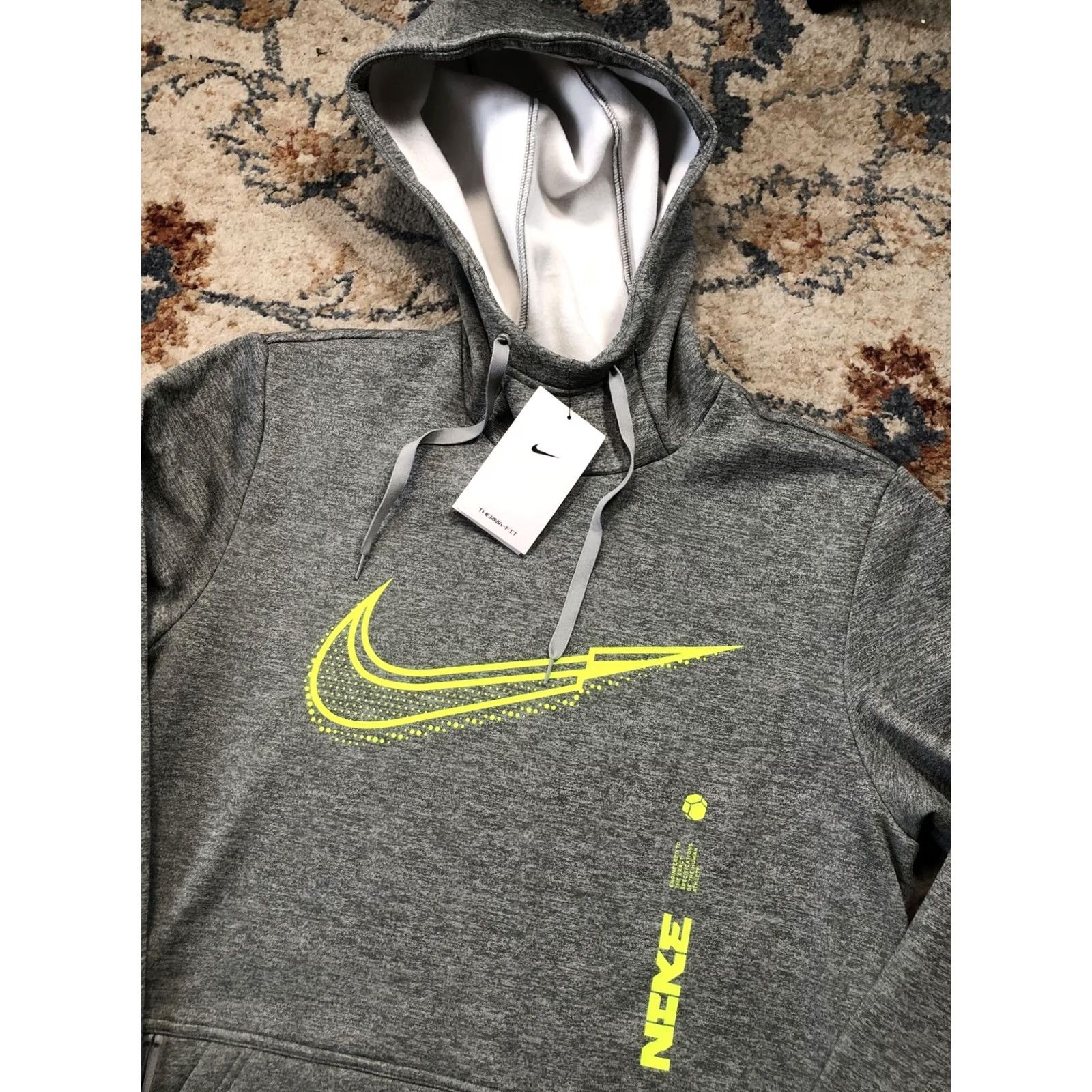 Nike Nike Therma-Fit Hoodie Mens Medium Pullover Fleece Swoosh Graphic DD1764-063 Size US M / EU 48-50 / 2 - 6 Thumbnail