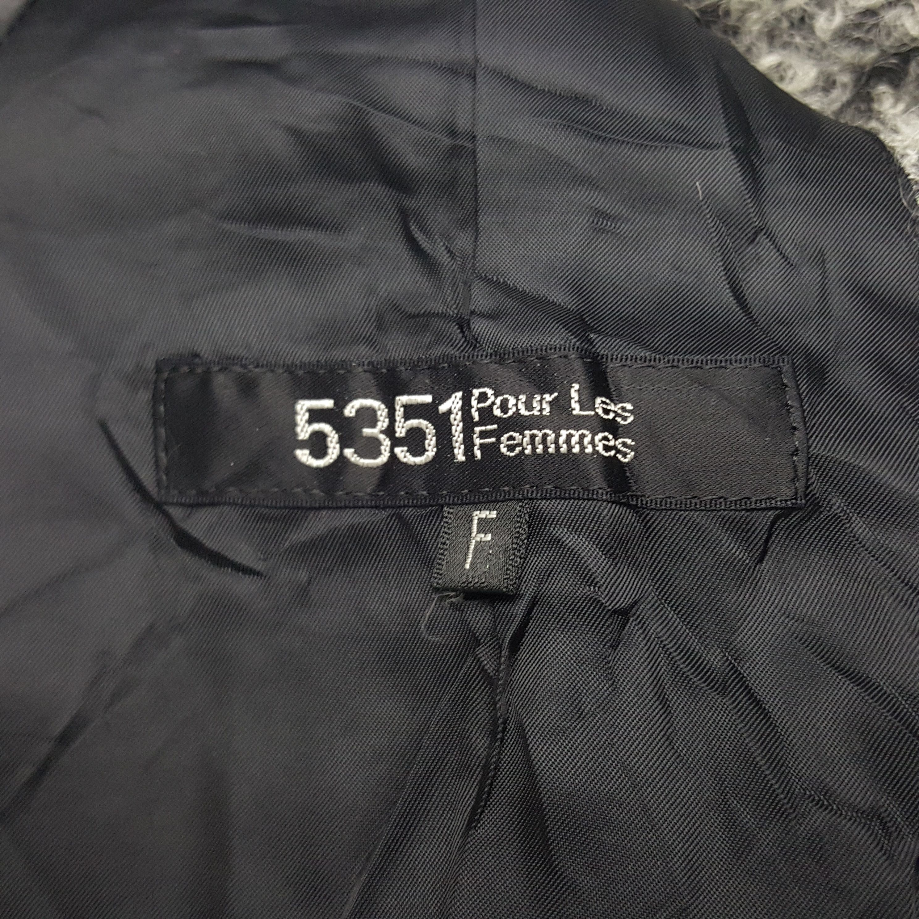5351 POUR LES HOMMES × Japanese Brand × Vintage Vintage 5351 Pour Les Femmes Japanese Punk Jacket Size US XS / EU 42 / 0 - 10 Thumbnail
