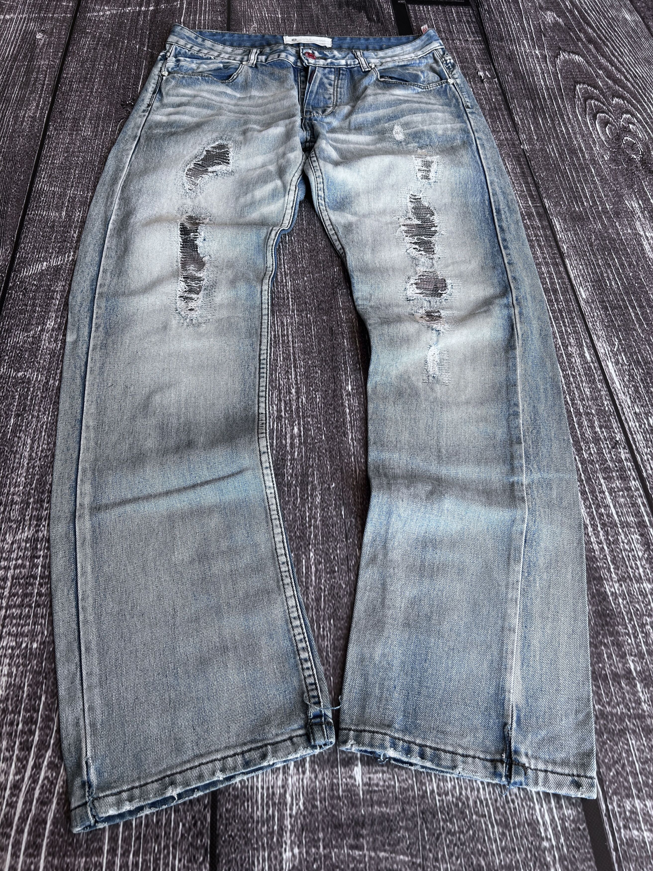 VTG Rick Owens Junya Watanabe Style Stone Washed Jeans
