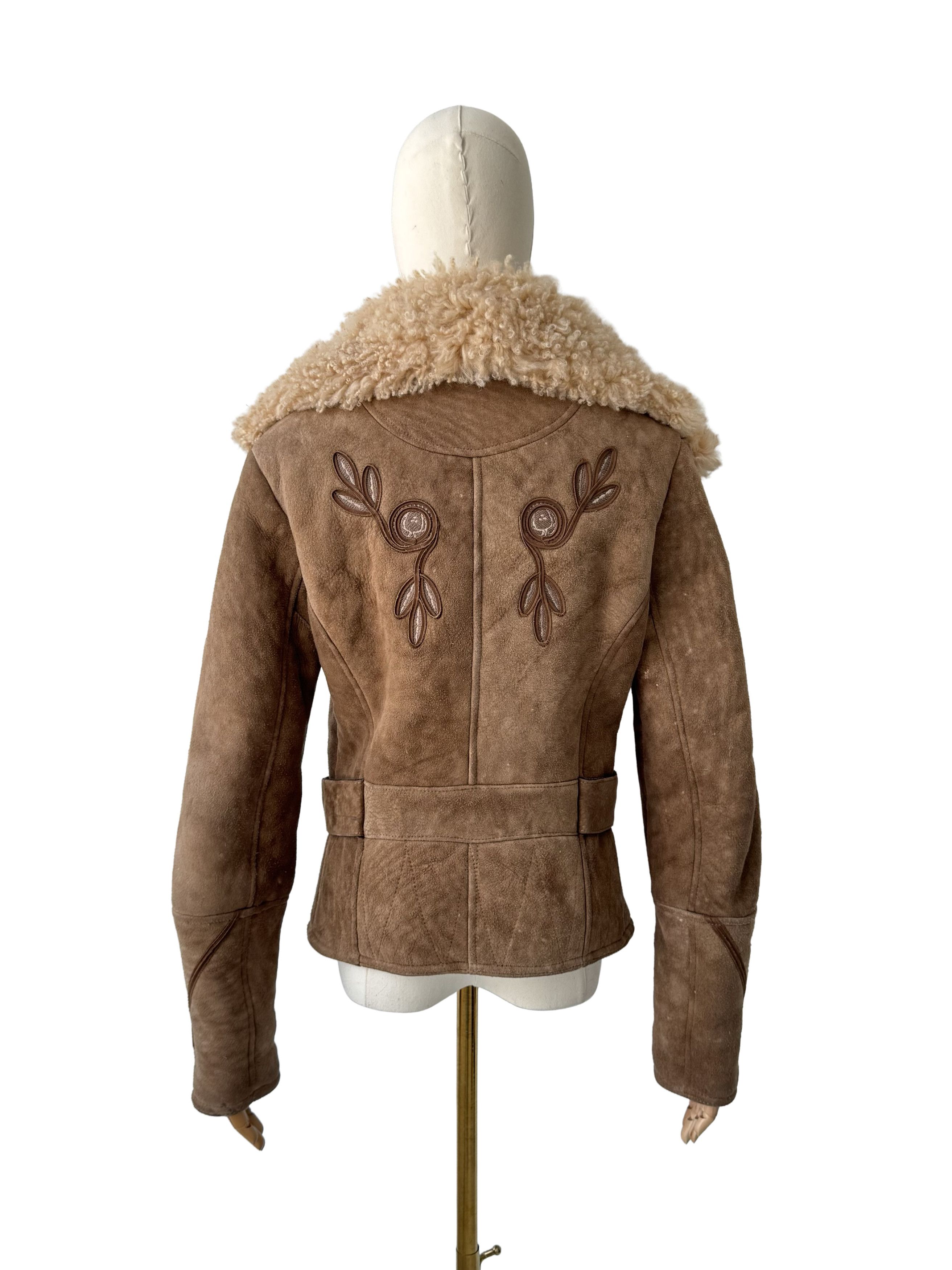 Diesel Diesel Vintage Real Shearling Cropped Jacket Size S / US 4 / IT 40 - 4 Thumbnail