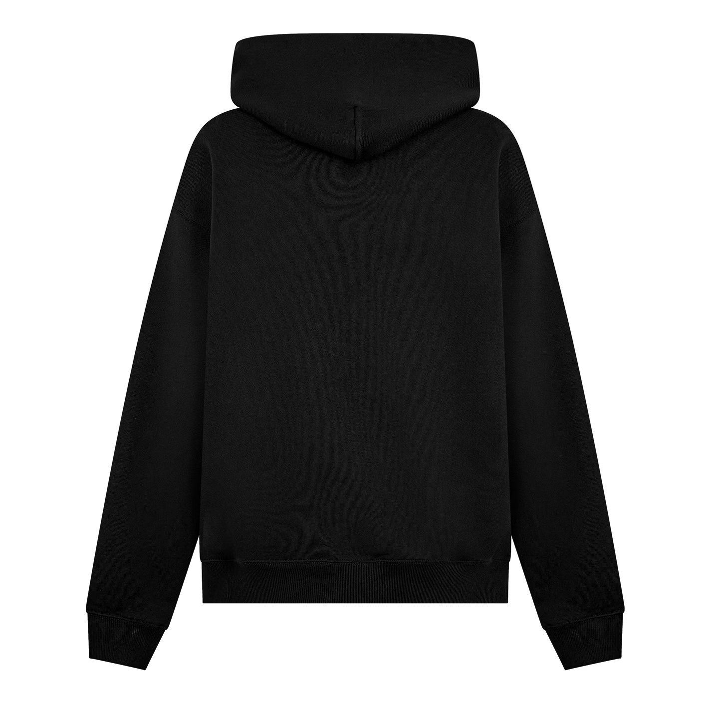 Off-White o1g2r1mq0226 Round Logo Skate Pull Over Hoodie In Black Size US L / EU 52-54 / 3 - 2 Thumbnail