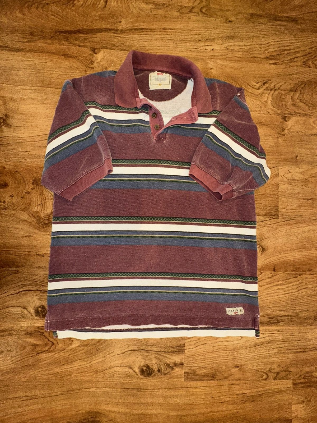 Levi's Vintage Clothing Vintage 90s Levis polo Size US L / EU 52-54 / 3 - 1 Thumbnail