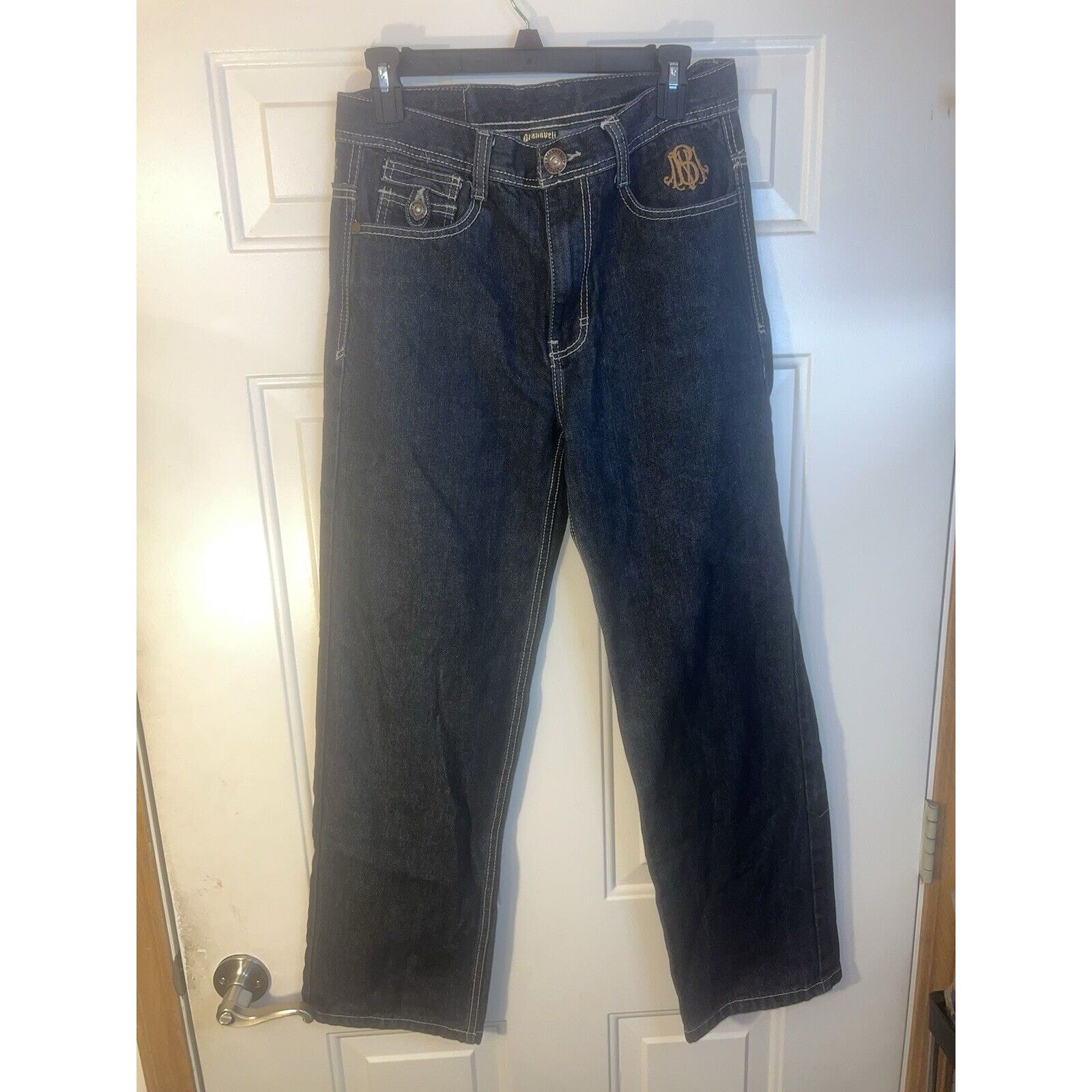 Makaveli Makaveli Vintage Jeans Men’s 30x32 Blue 2PAC Pants Y2K Tan Size US 30 / EU 46 - 1 Thumbnail