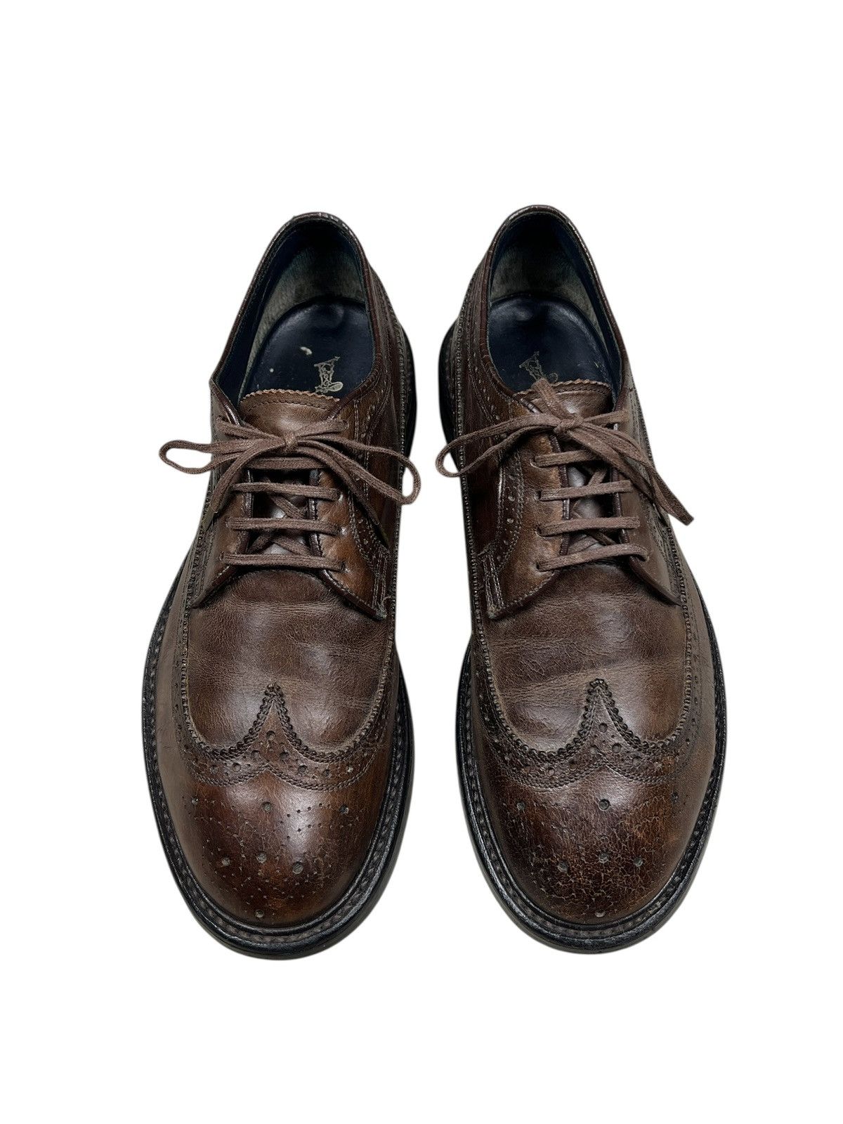 Goretex × Nonnative × REGAL SS12 Nonnative x Regal Dweller Wing Tip Leather Shoe Size US 9 / EU 42 - 3 Thumbnail