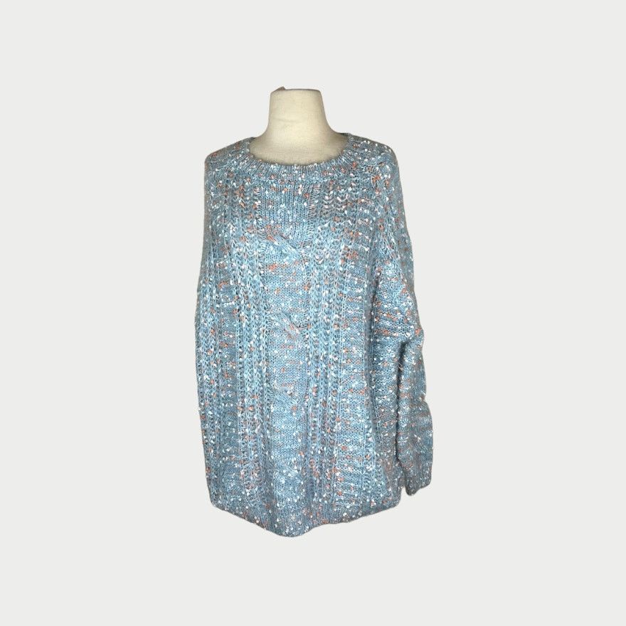 Nordstrom Vine & Love Oversized Glimmer Cable Knit Sweater Size M / US 6-8 / IT 42-44 - 1 Thumbnail