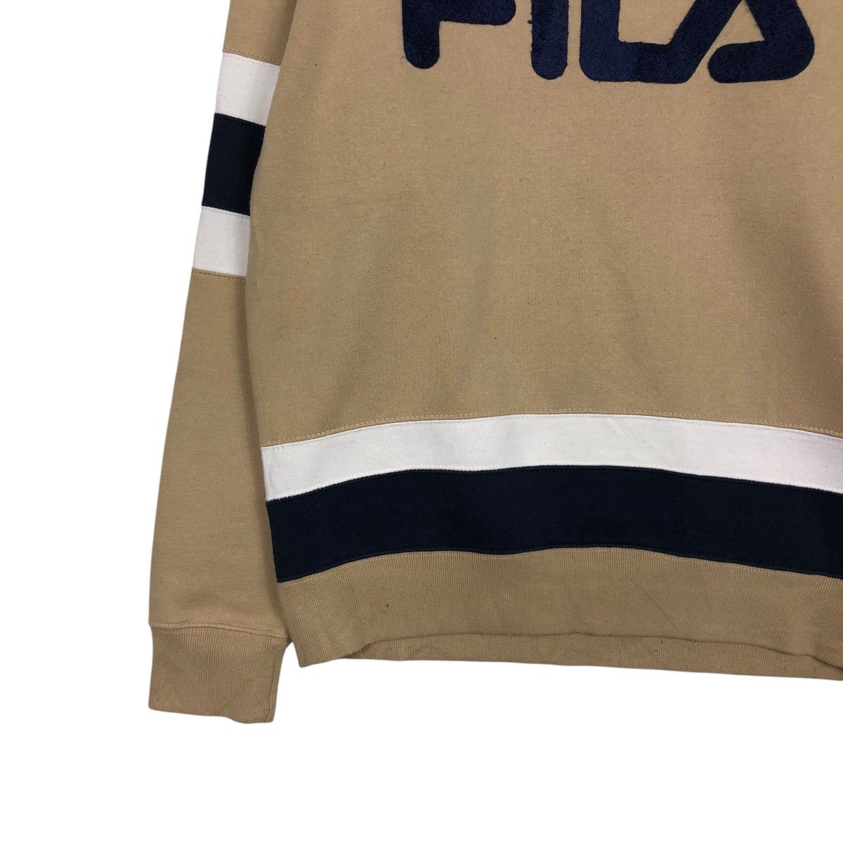 Fila × Japanese Brand 📌Vintage Sweatshirt Fila Big Logo Spell Out Size US L / EU 52-54 / 3 - 5 Thumbnail