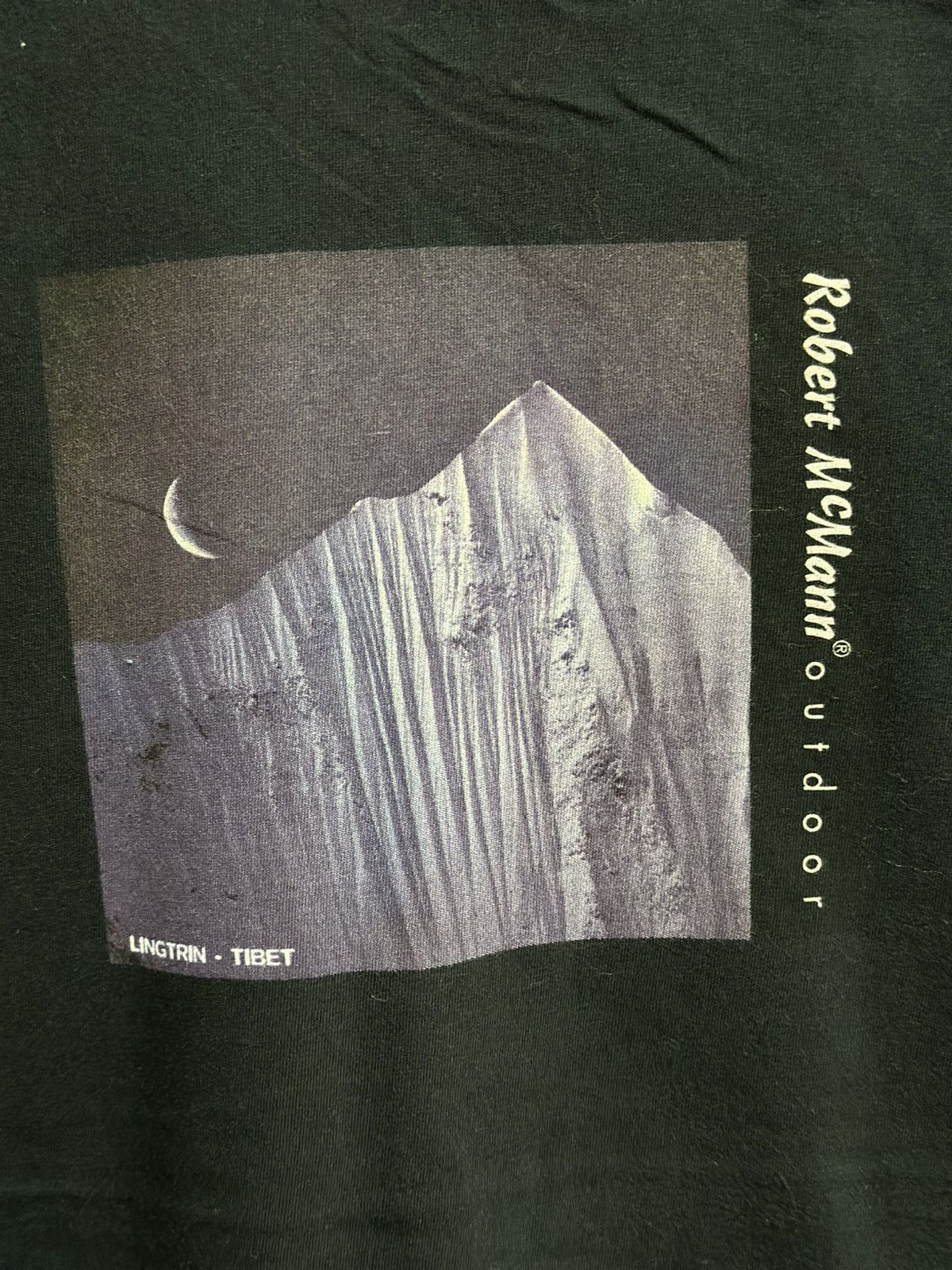 Designer × Vintage Vintage Robert Mcmann Outdoor Faded Tee Size US M / EU 48-50 / 2 - 2 Thumbnail