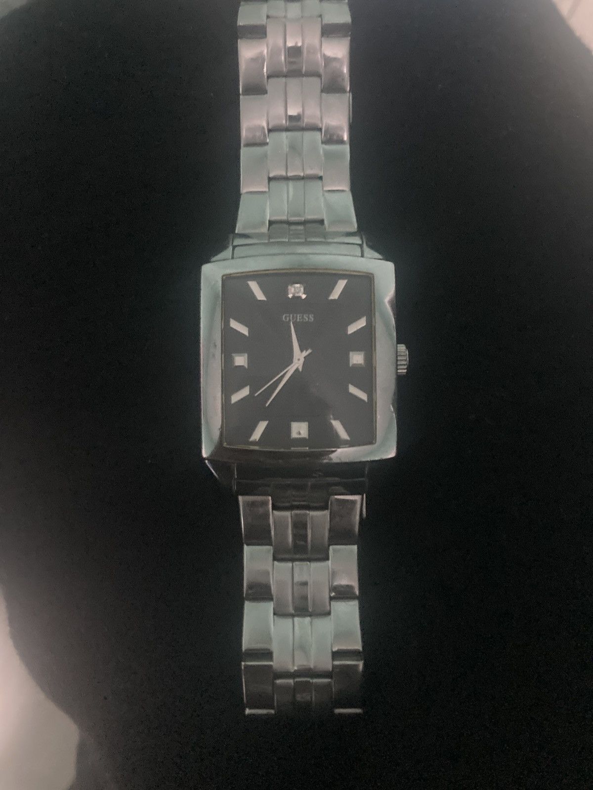 Guess GUESS Silver Men’s Watch – Stylish & Clean – Good Condition Size ONE SIZE - 1 Thumbnail