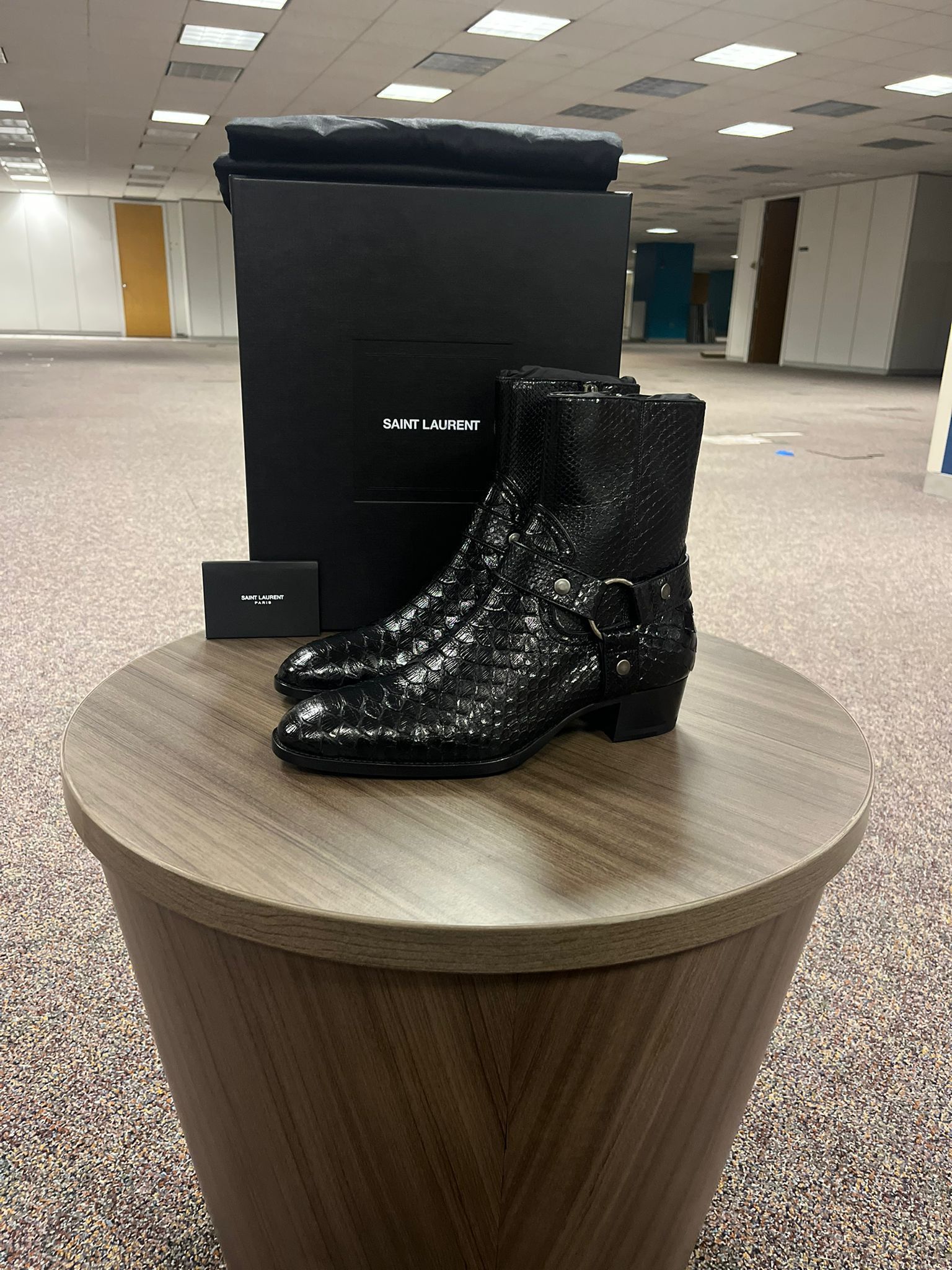 Saint laurent python wyatt online