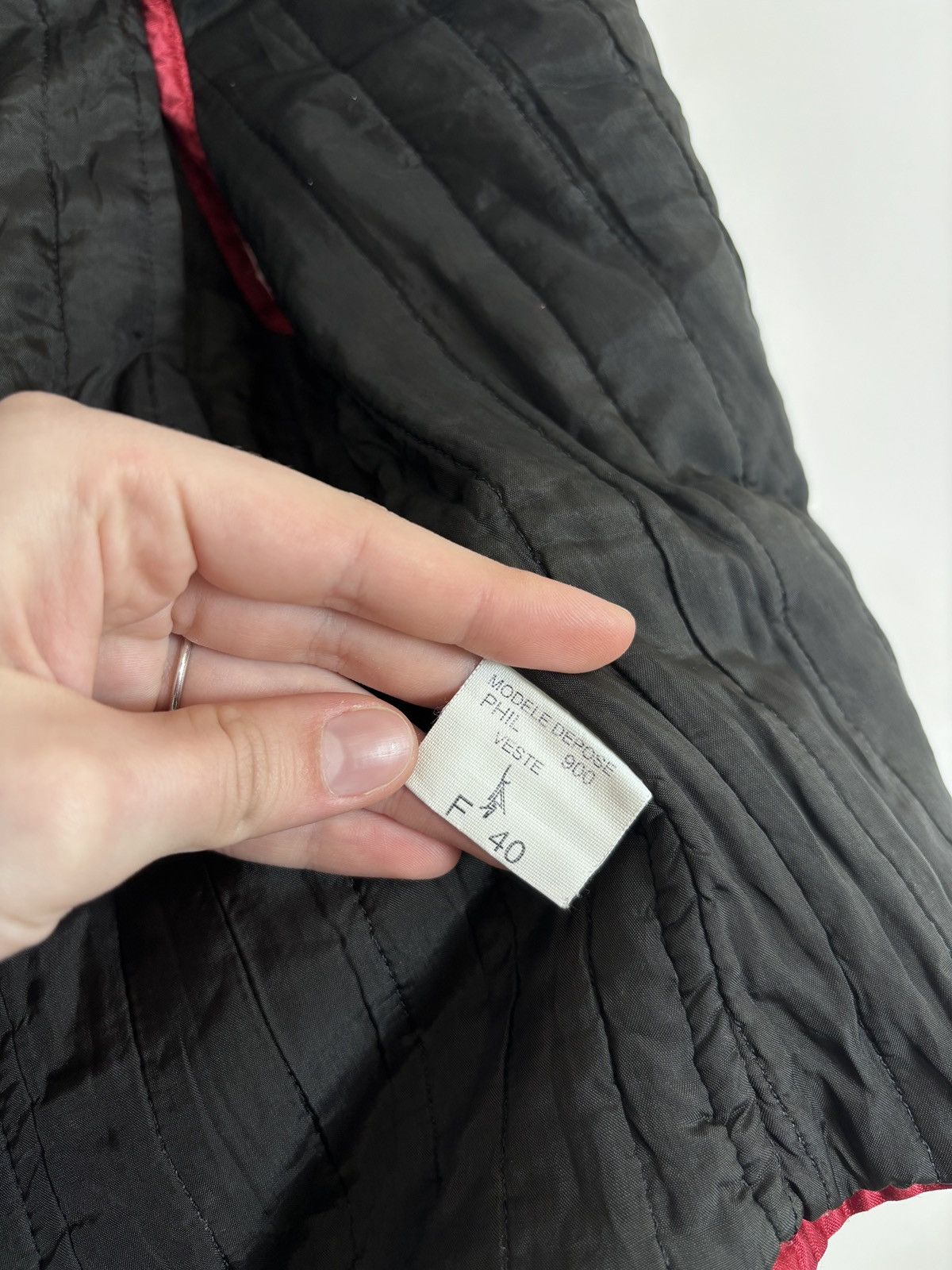 Other Vintage French Archival Women’s Red Vest Gilet Jacket Size M / US 6-8 / IT 42-44 - 17 Thumbnail