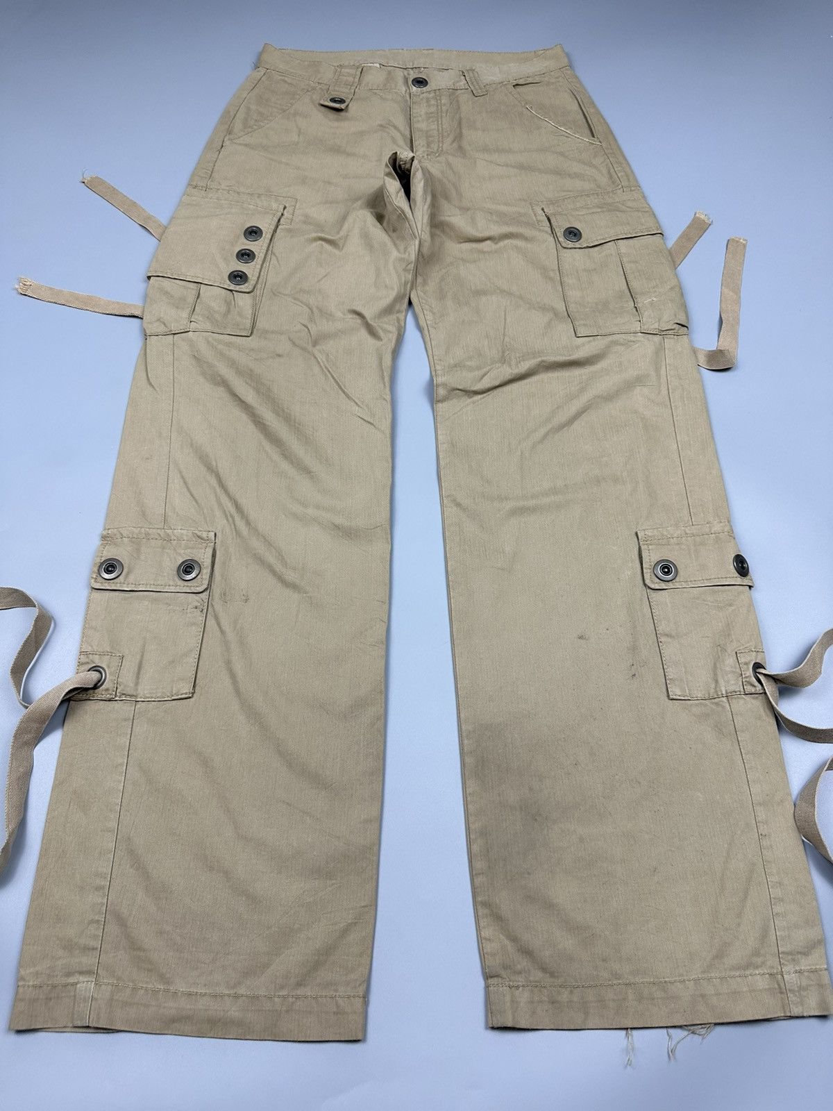 If Six Was Nine × Le Grande Bleu (L.G.B.) 291295 Homme Bondage Multi Pocket Cargo Pant Size US 31 - 5 Thumbnail