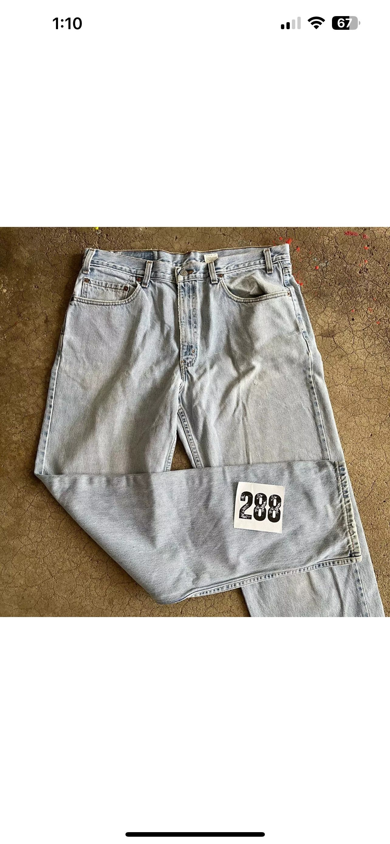 Levi's Vintage Levi's 550 Light Wash Size US 36 / EU 52 - 4 Thumbnail