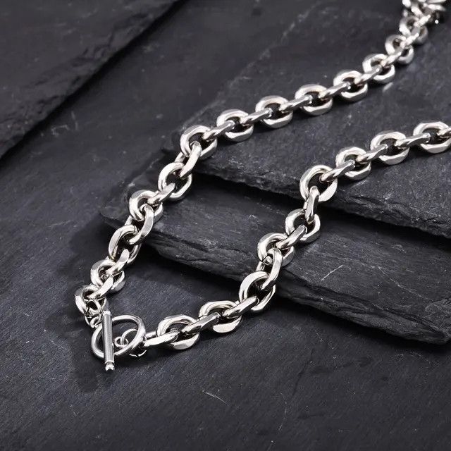 Japanese Brand × Vintage 52cm Chunky Chain Pendant Y2k Gothic Necklaces Size ONE SIZE - 5 Thumbnail
