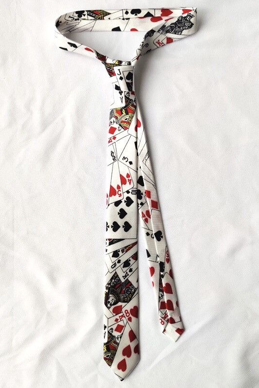 Japanese Brand × The Tie Bar Retro punk fashion design y2k poker neck tie Size ONE SIZE - 1 Thumbnail