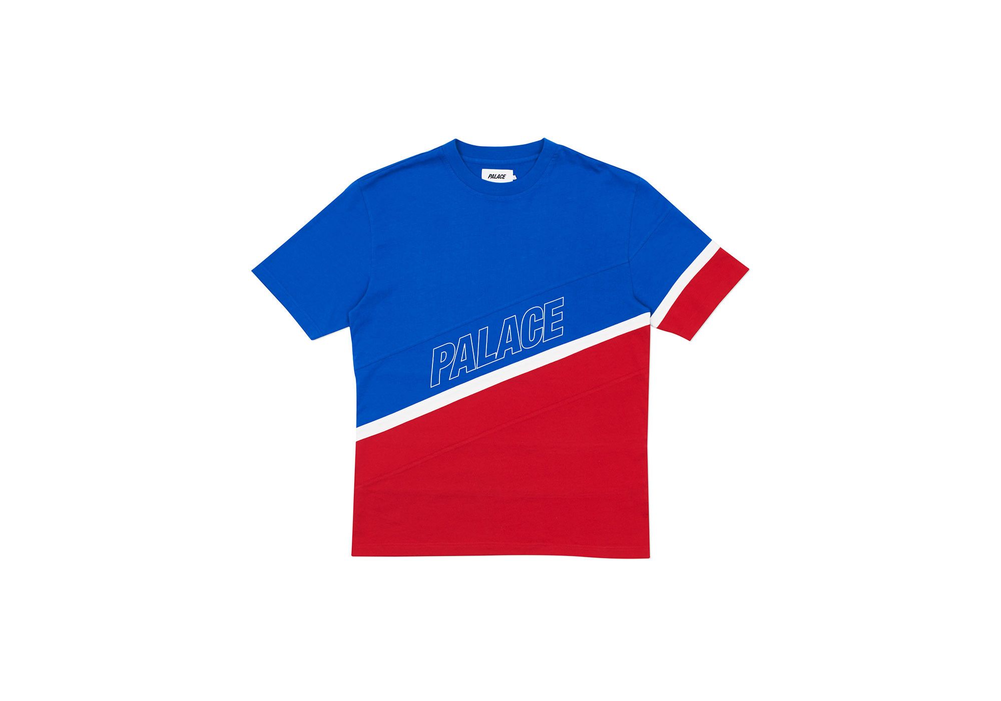 SS17 Palace R Stripe Blue Tee