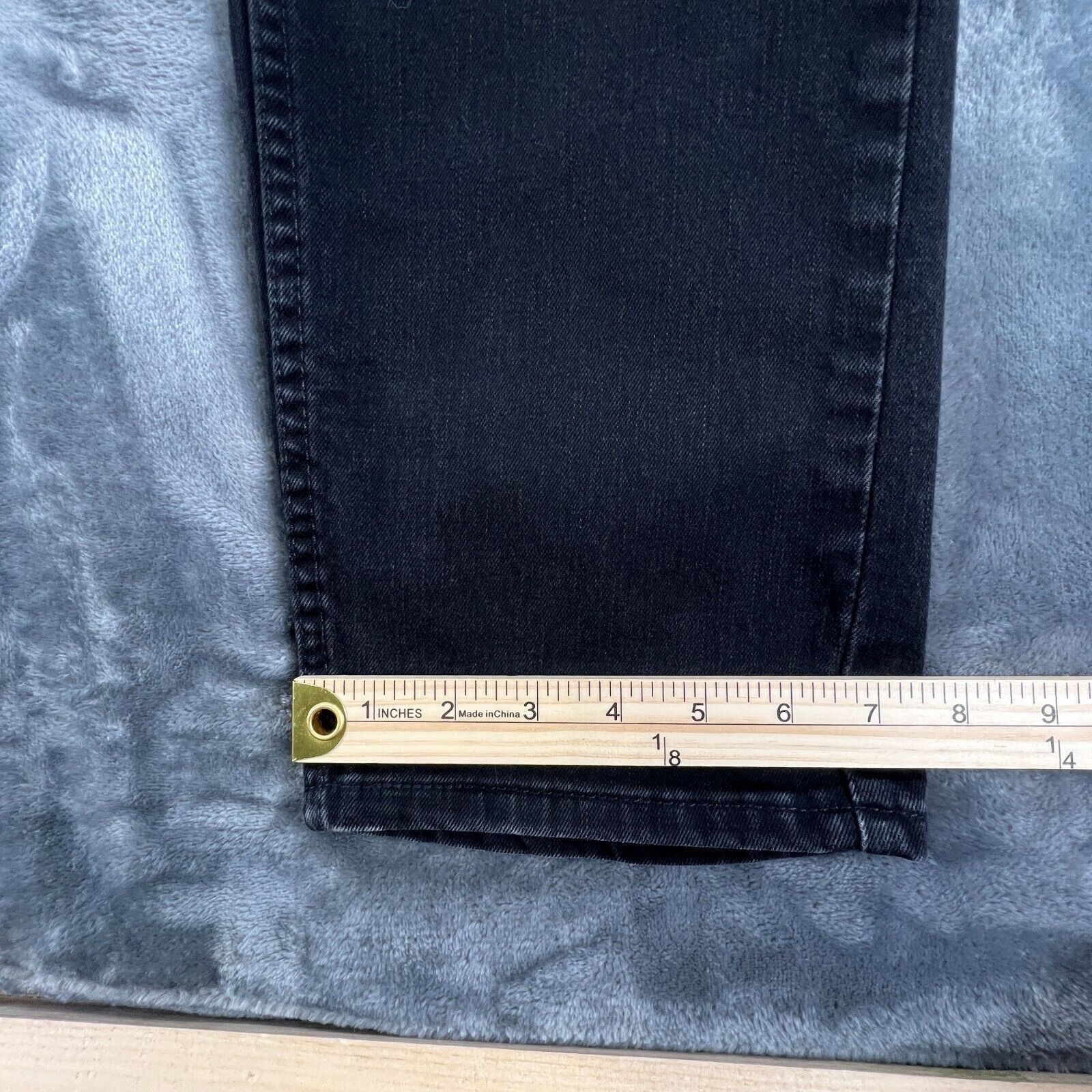 Levi's Levis 505 Jeans Men 33x34 Black Straight Denim Y2K Skate Emo Size US 33 - 10 Thumbnail