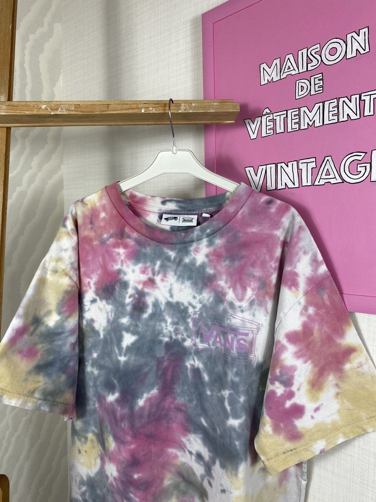Aries × Vans Aries Vans Tie Dye T Shirt Size US XL / EU 56 / 4 - 5 Thumbnail