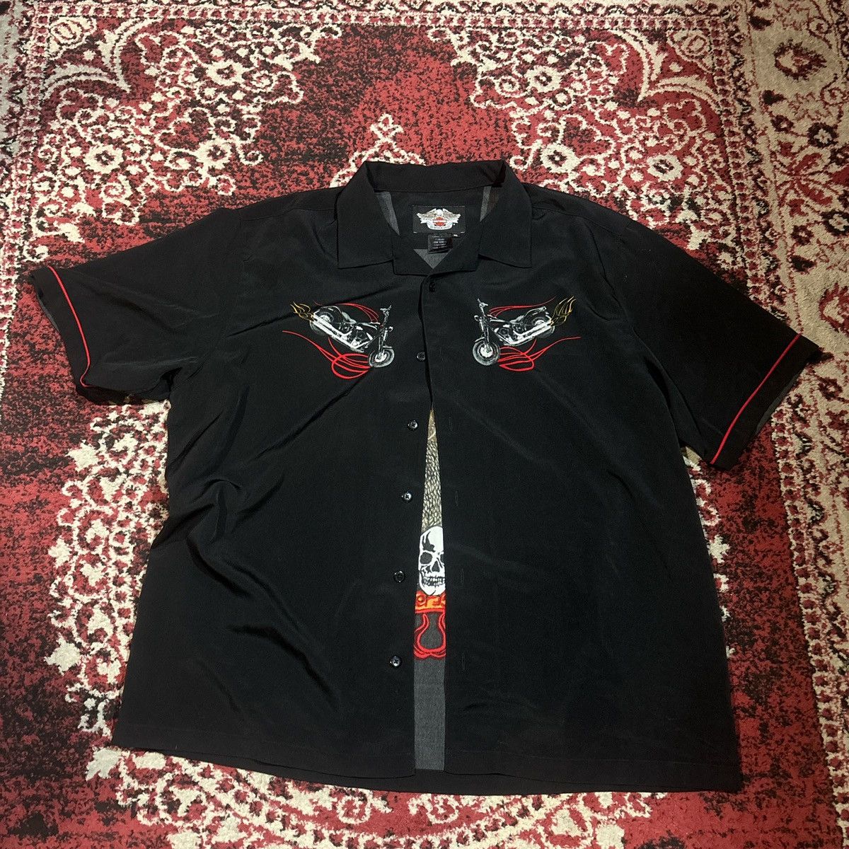 Harley Davidson Vintage Harley Davison button up shirt Size US XL / EU 56 / 4 - 4 Thumbnail