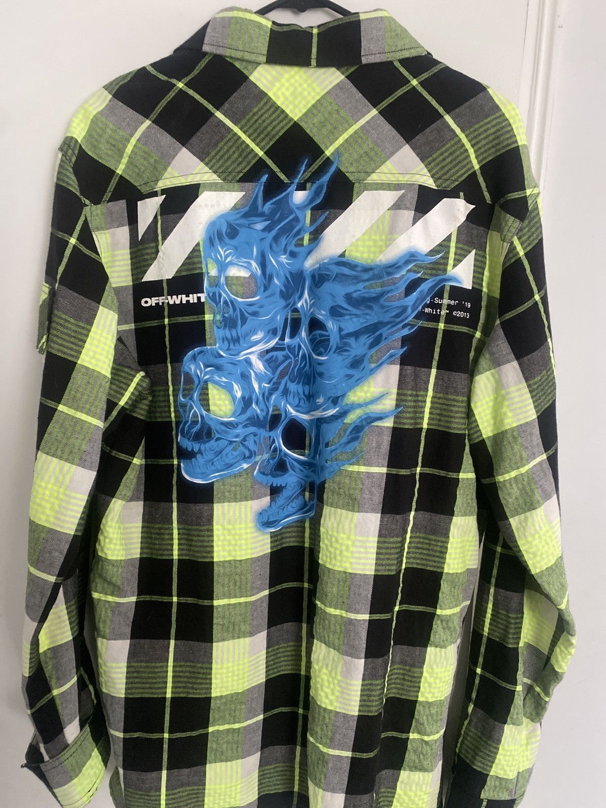 Off-White Off White Ghost Green Flannel Size US XL / EU 56 / 4 - 1 Thumbnail