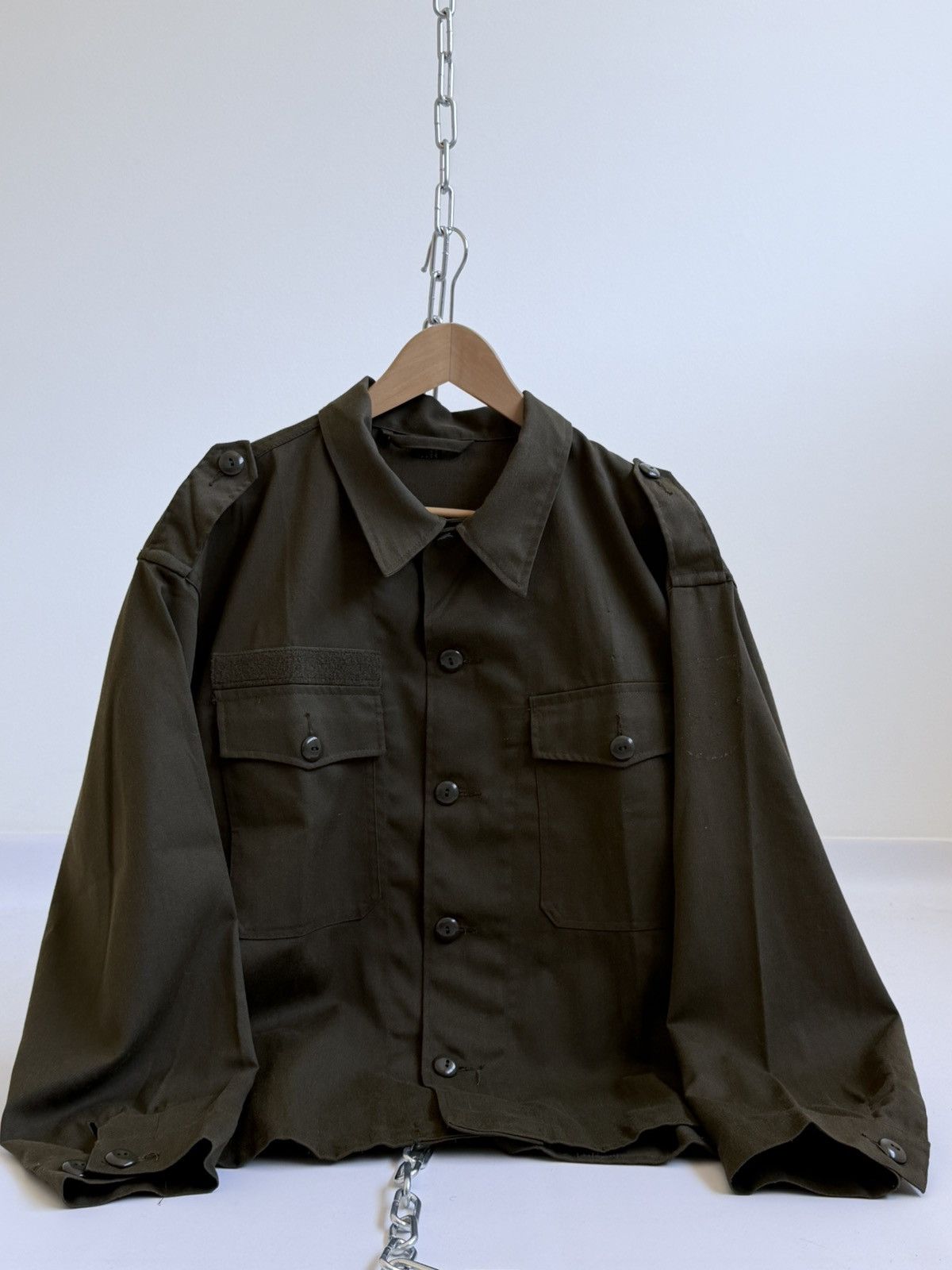 Vintage Vintage 1980 Dated German Military Workwear Chore Jacket Size US L / EU 52-54 / 3 - 1 Thumbnail