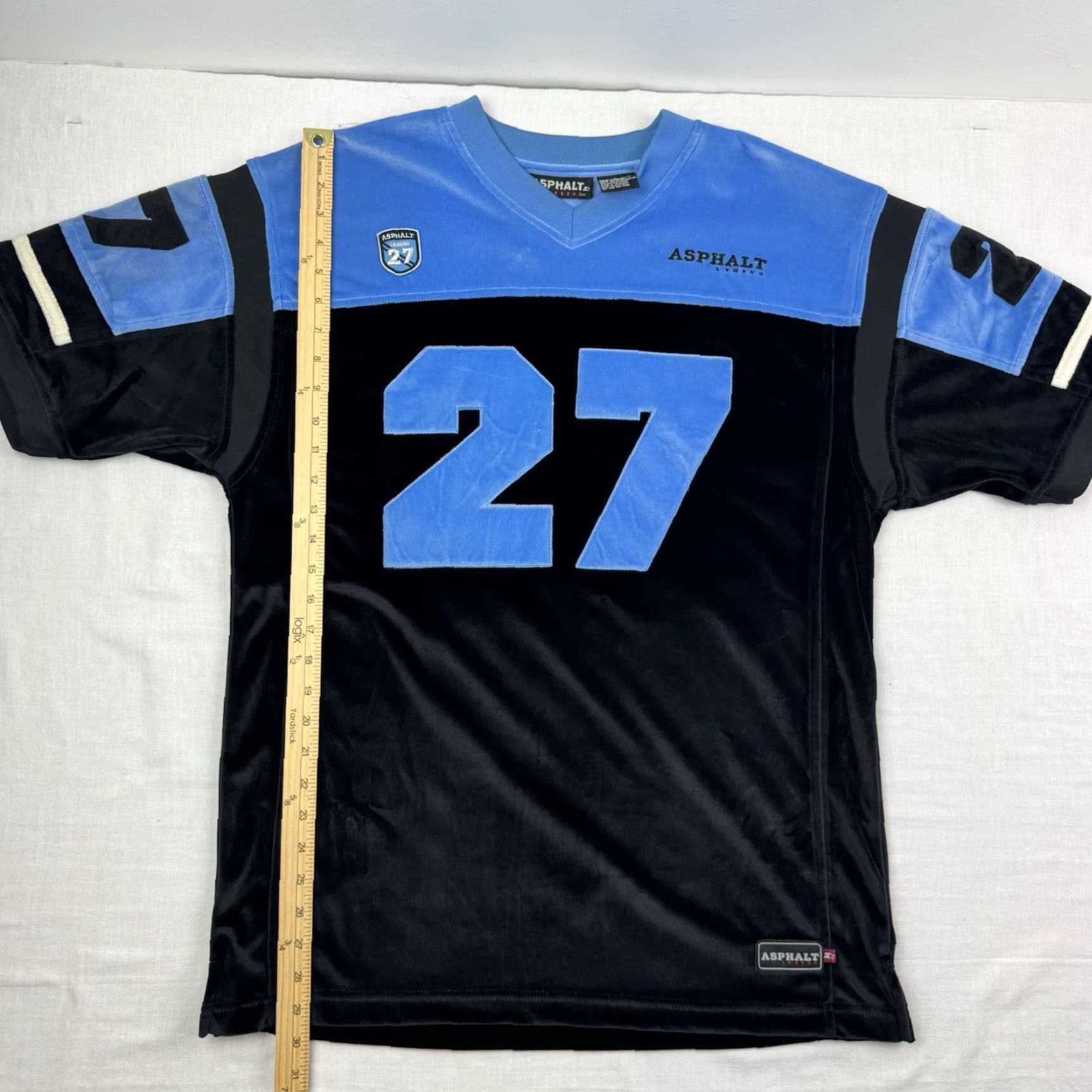 Starter VINTAGE Starter Shirt Adult Medium Black Velour Jersey Hipster Y2K Mens Size US M / EU 48-50 / 2 - 6 Thumbnail