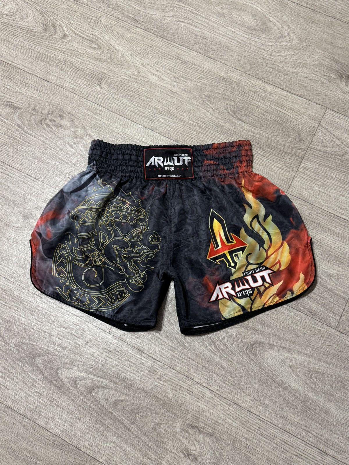 Japanese Brand 🔷ARWUT Hanuman Muay Thai Shorts🔷 Size US 34 / EU 50 - 1 Thumbnail