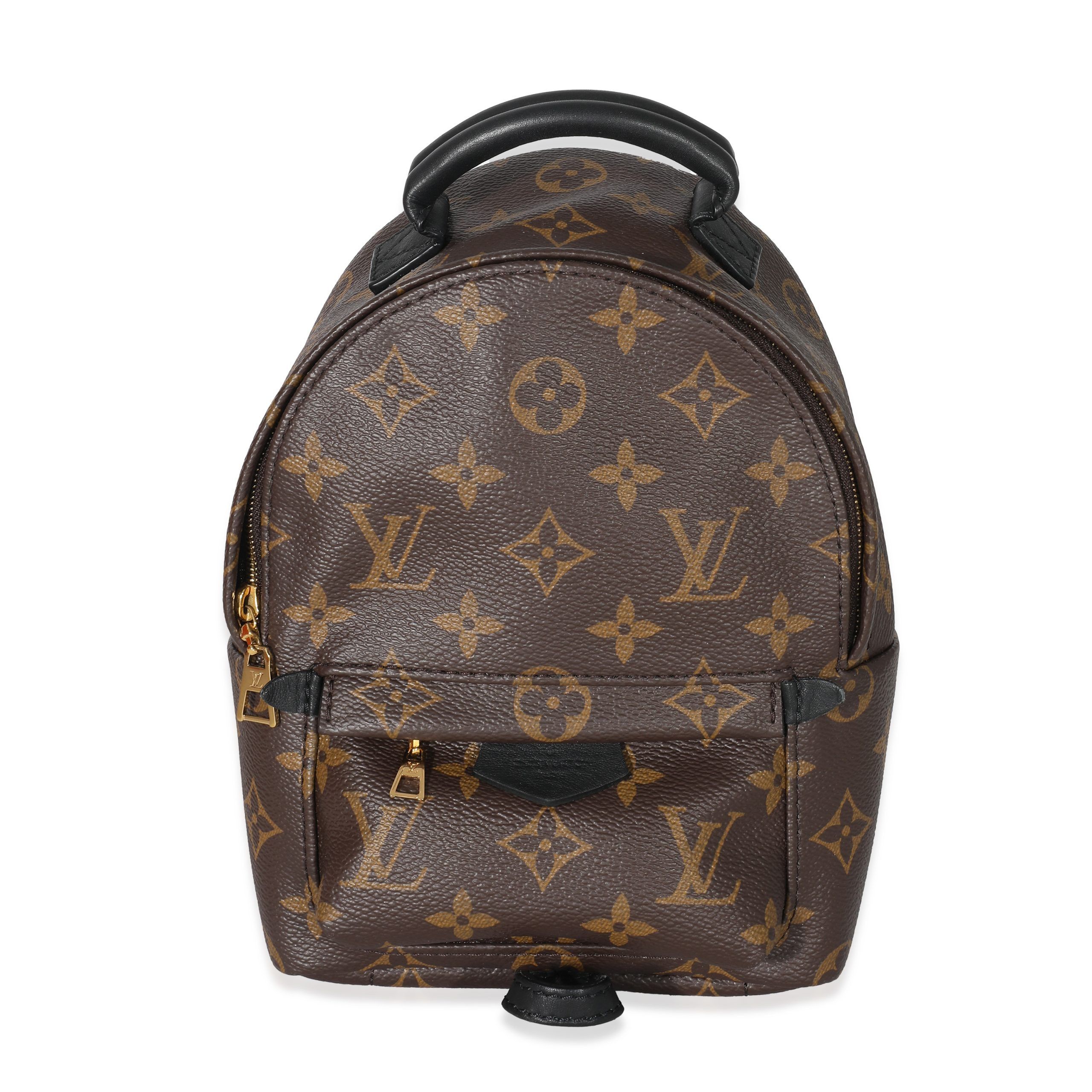 image of Louis Vuitton Monogram Mini Palm Spring Backpack in Beige, Women's