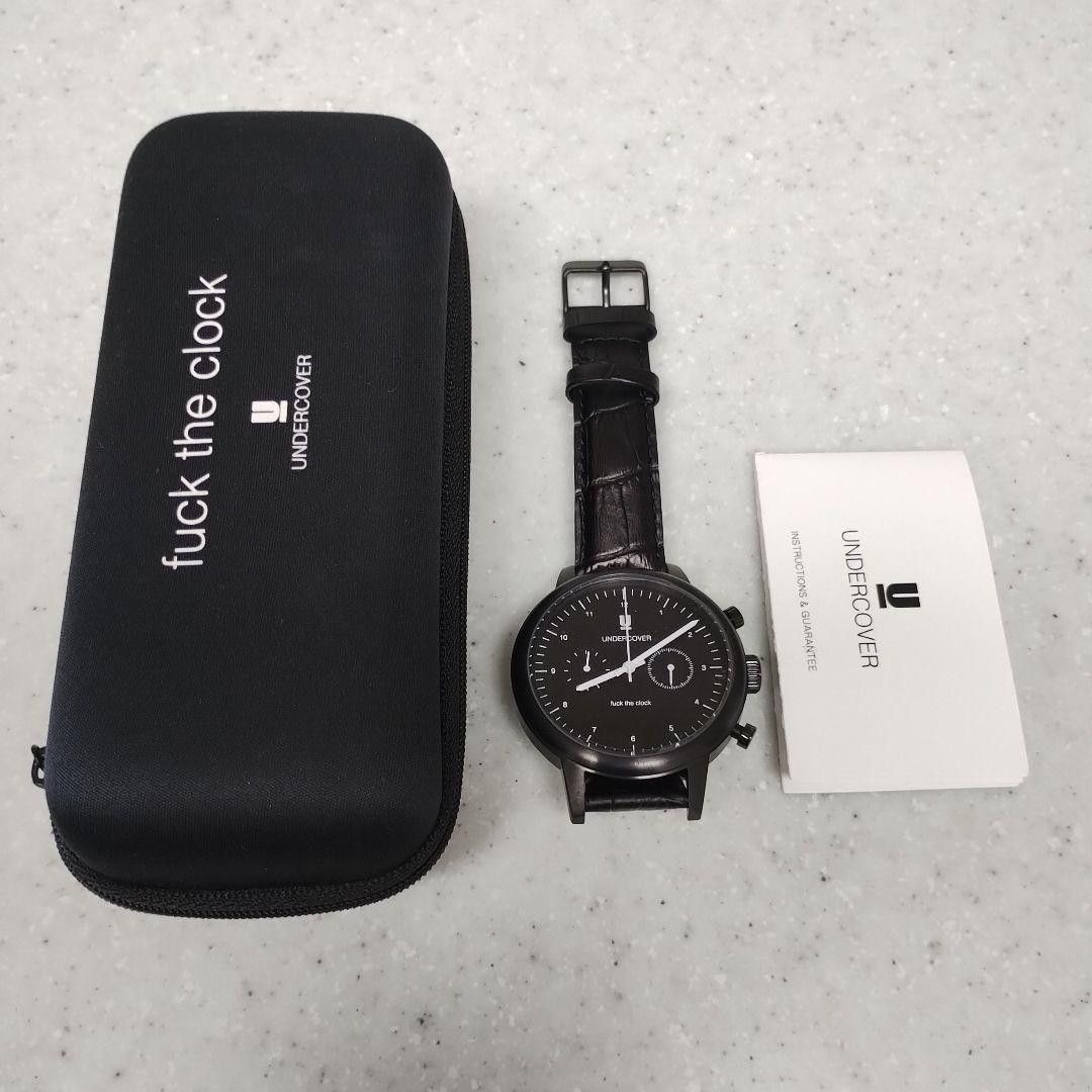 アンダーカバーFUCK THE CLOCK腕時計 UNDERCOVER - UNDERCOVER fuck the clock 腕時計 シルバーの通販 by