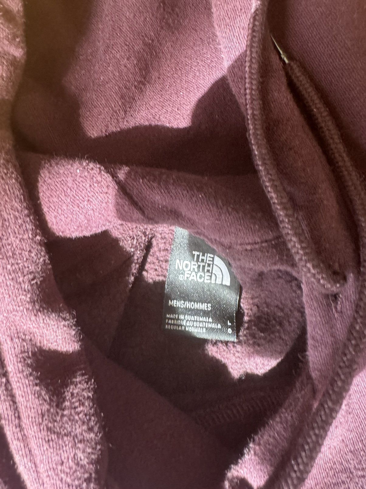 The North Face The North Face Hoodie Men’s Large Maroon Pullover Size US L / EU 52-54 / 3 - 3 Thumbnail