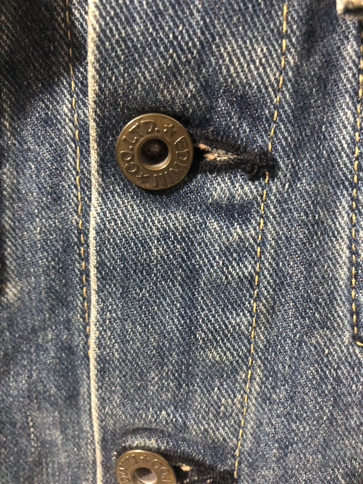 Edwin × Vintage VTG x DENIM x JACKET EDWIN Size XS / US 0-2 / IT 36-38 - 5 Thumbnail