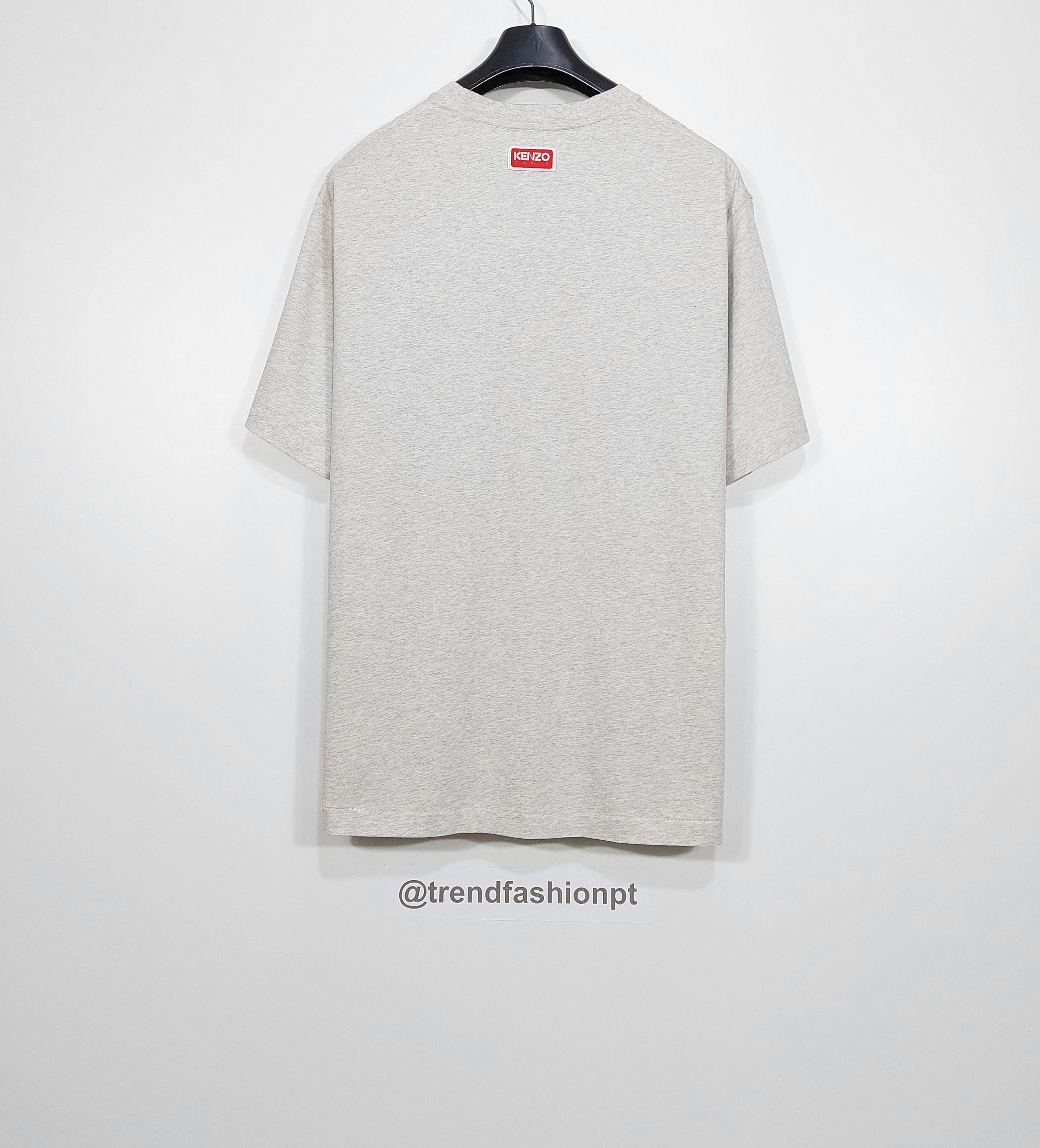 Kenzo flower print cotton tshirt - grey XL Size US XL / EU 56 / 4 - 6 Thumbnail