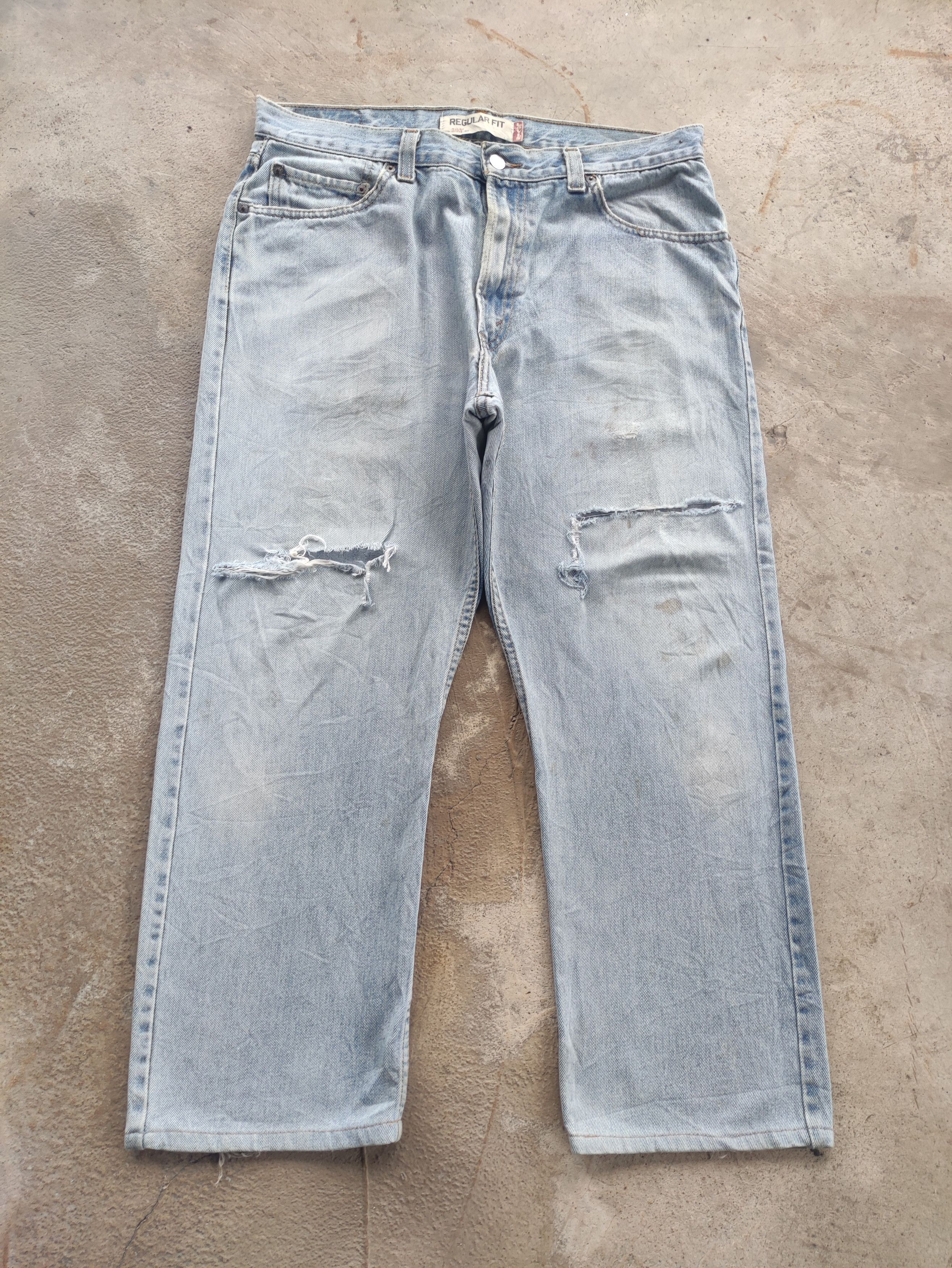 Vintage Levis Jean Distressed Faded Denim