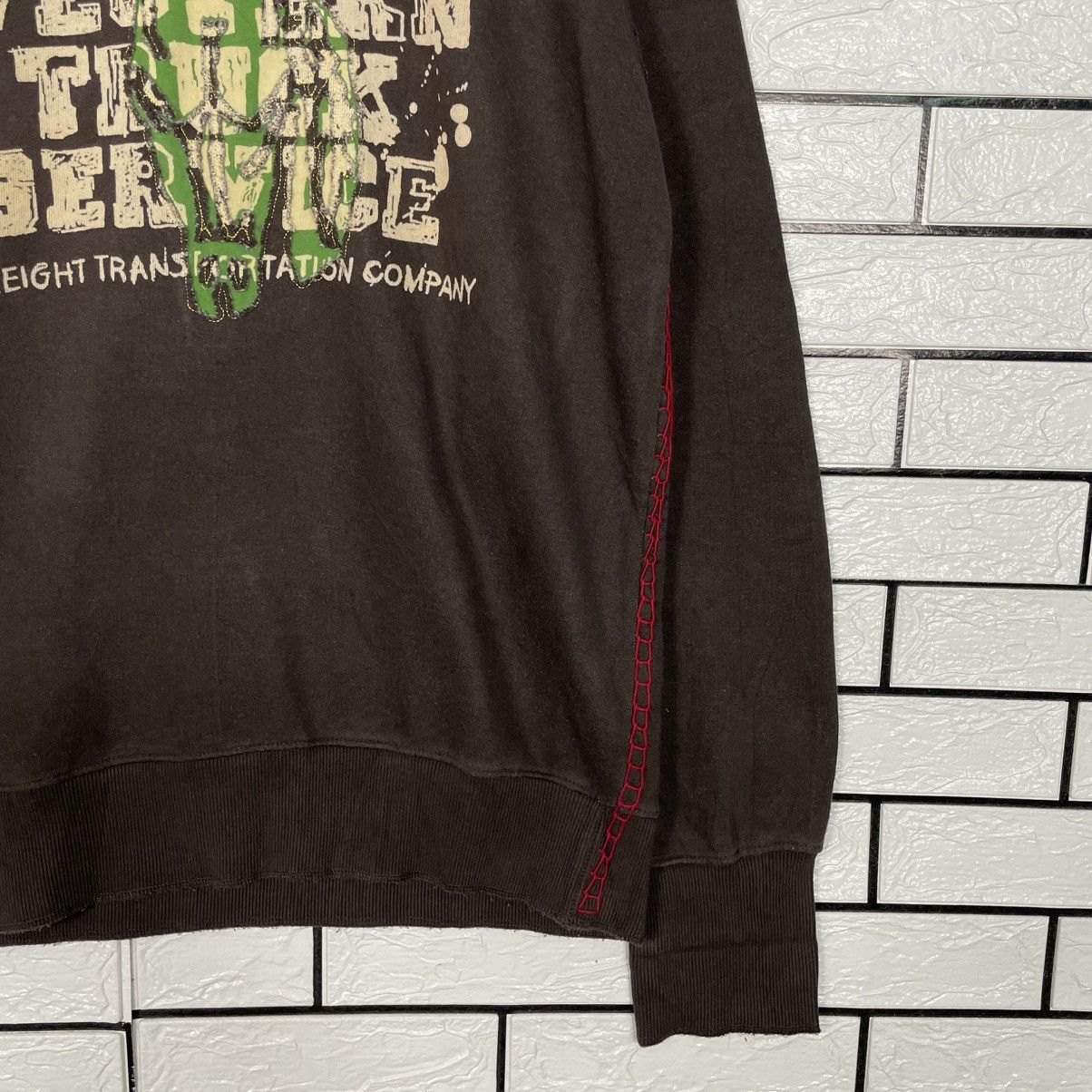 Zara Western Truck Service Crewneck Sweatshirt Size US L / EU 52-54 / 3 - 4 Thumbnail