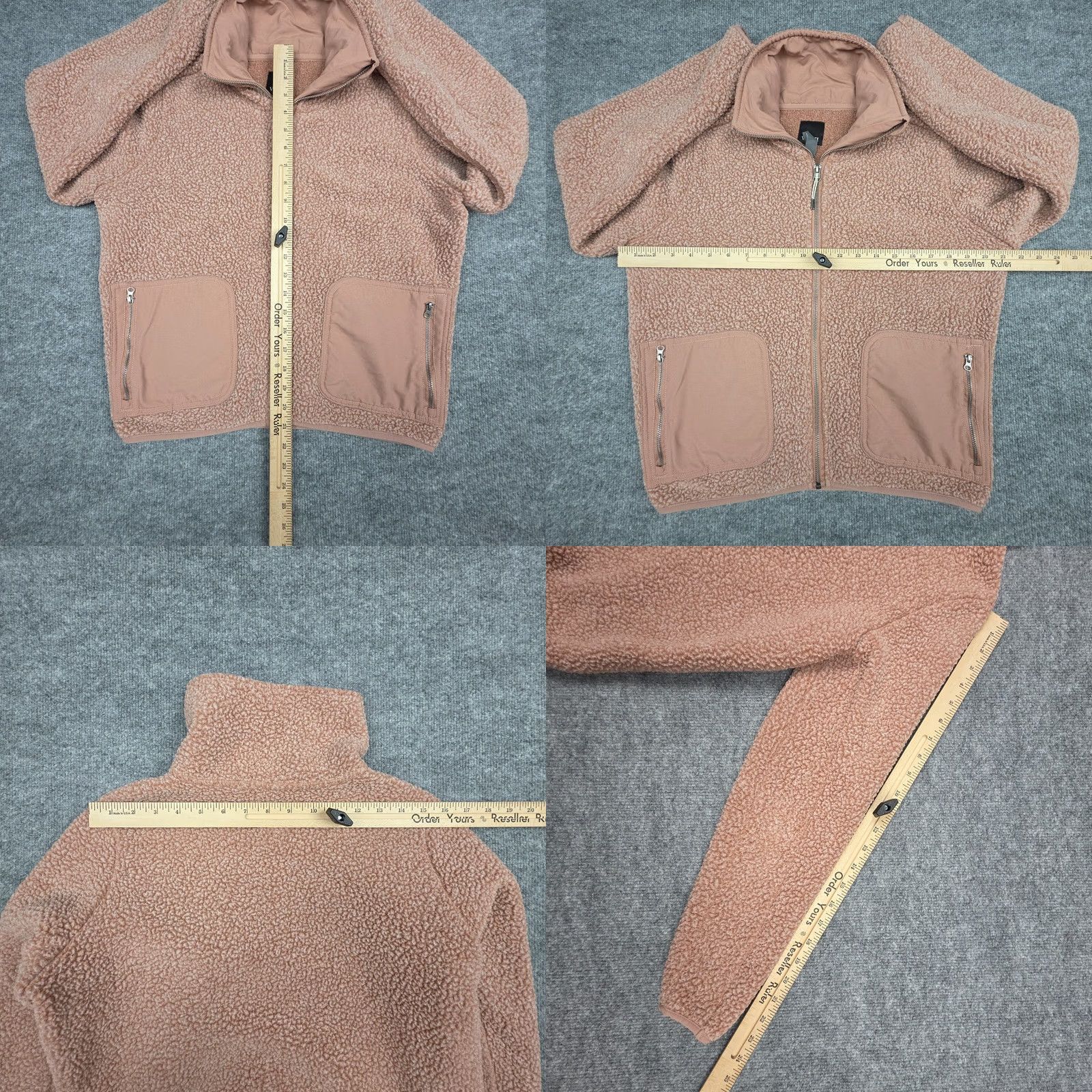 Vuori Vuori Womens XS Pink Fleece Jacket Full Zip Cozy Outdoor Alpine Sherpa VW516 Size XS / US 0-2 / IT 36-38 - 8 Thumbnail